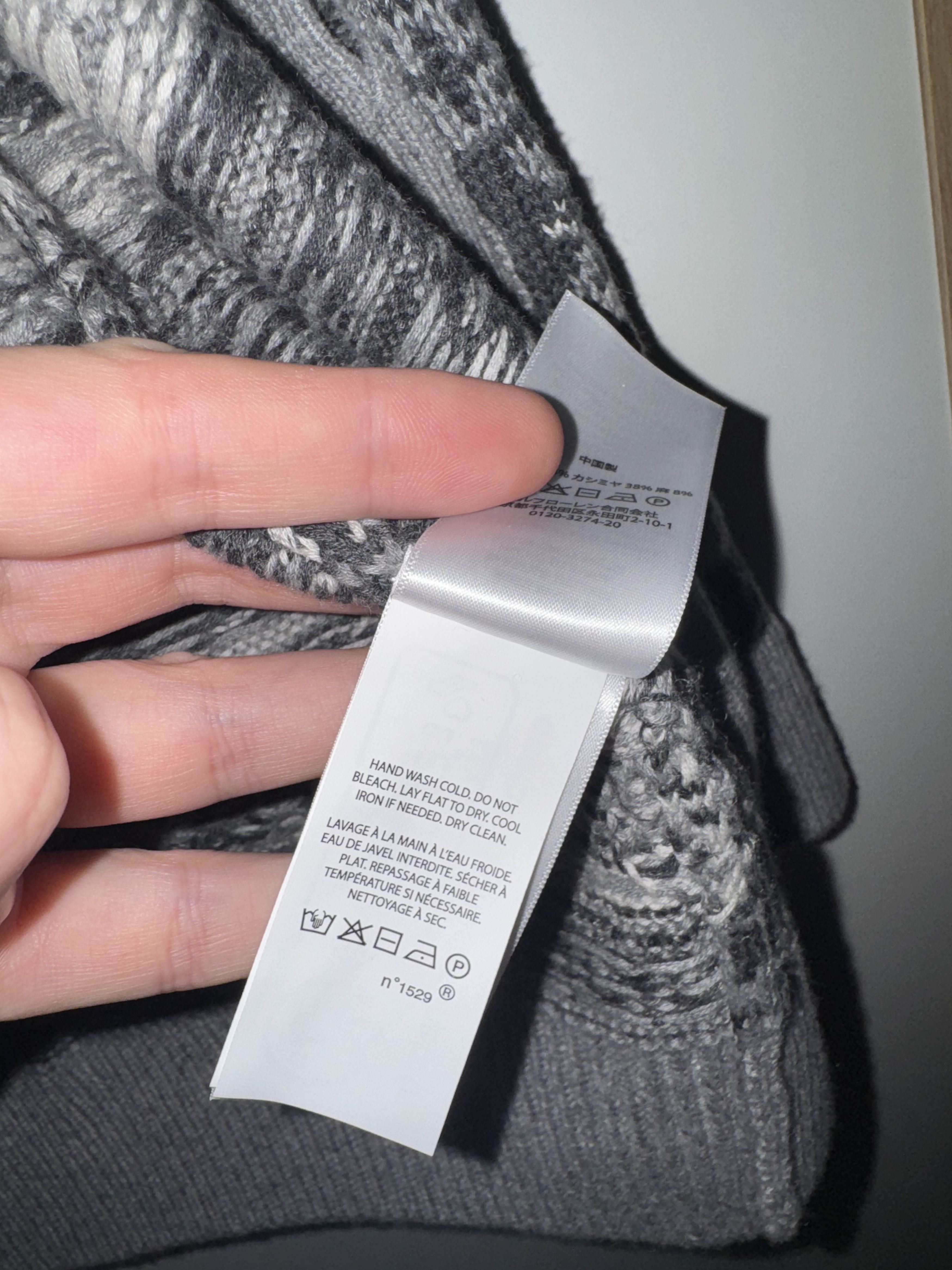 Polo Ralph Lauren Polo Ralph Lauren Cotton, Cashmere & Linen Fair Isle Vest Size US M / EU 48-50 / 2 - 10 Thumbnail