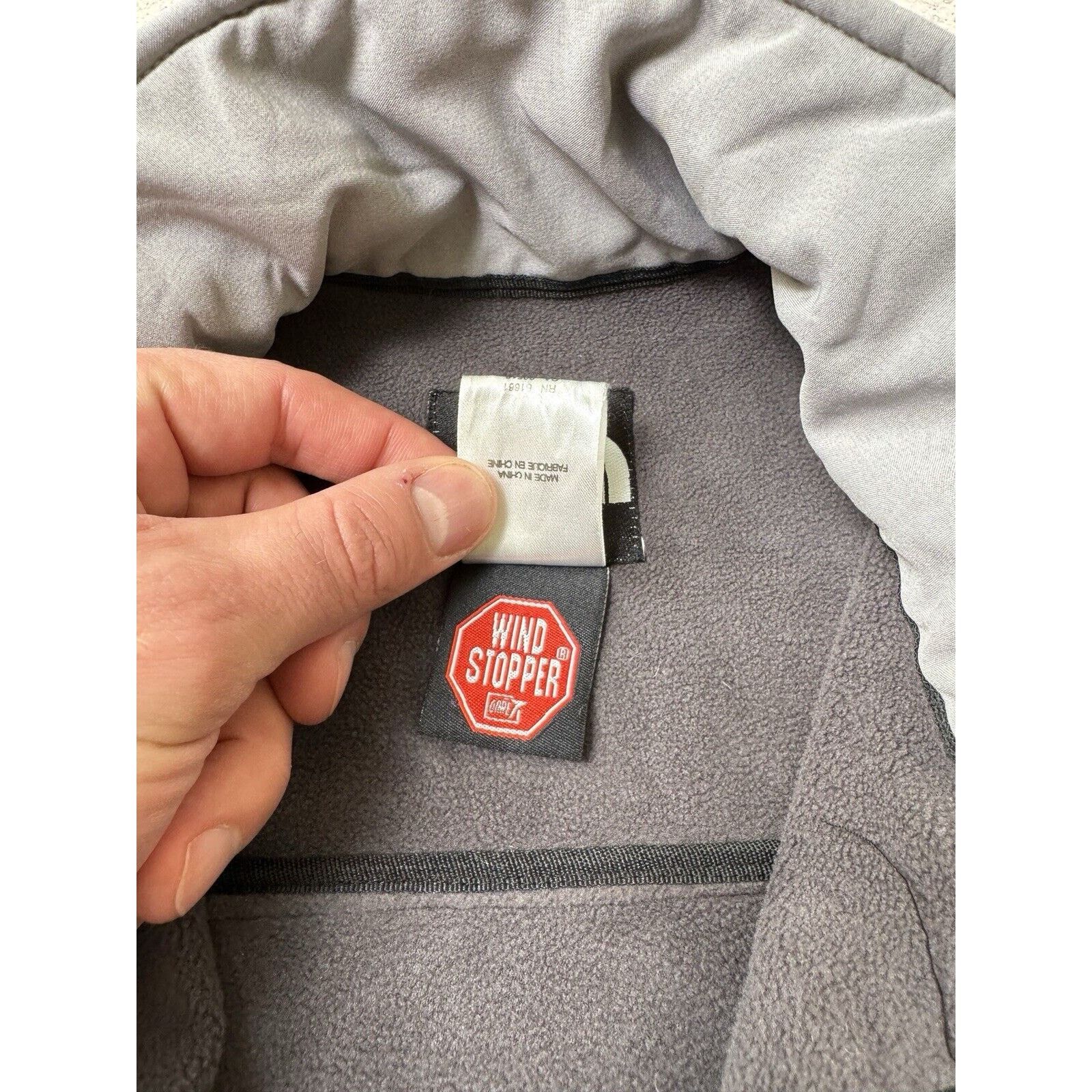 Vintage The North Face Gore Windstoper SoftShell Vest Grey
