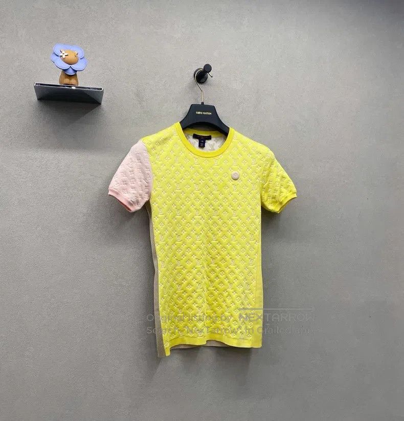 Louis Vuitton Louis Vuitton Colorblock Full Logo Crew Neck Short Sleeve Size XS / US 0-2 / IT 36-38 - 4 Thumbnail