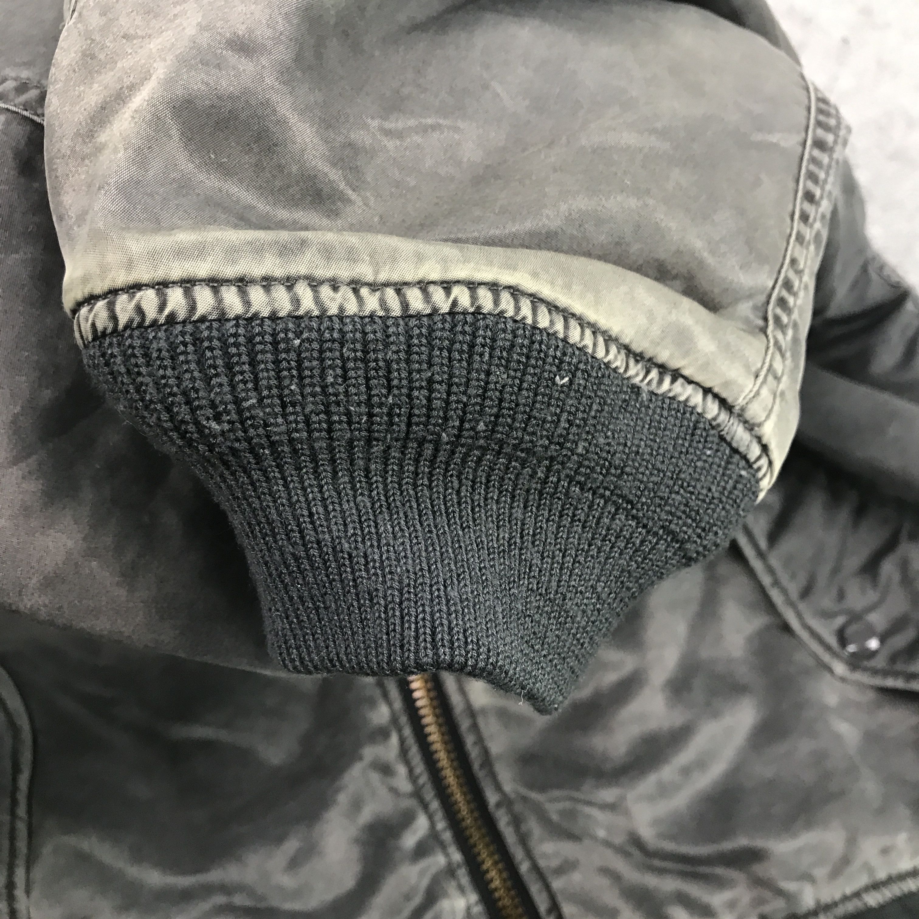 Other Rare US Air Force bomber Black faded jacket Size US L / EU 52-54 / 3 - 5 Thumbnail