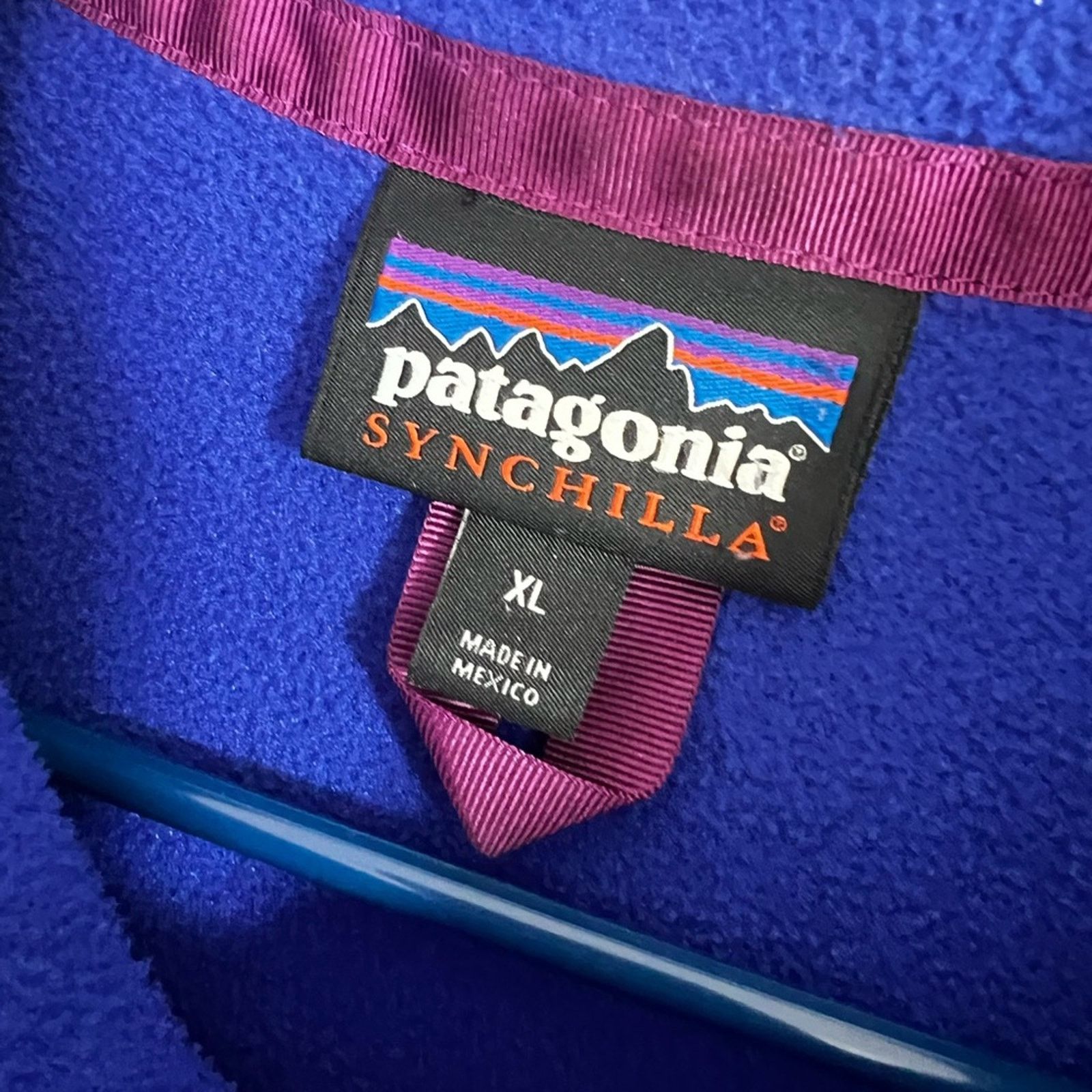 Patagonia Patagonia Vest Mens XL Blue Yellow Synchilla Fleece Outdoor Size US XL / EU 56 / 4 - 5 Thumbnail