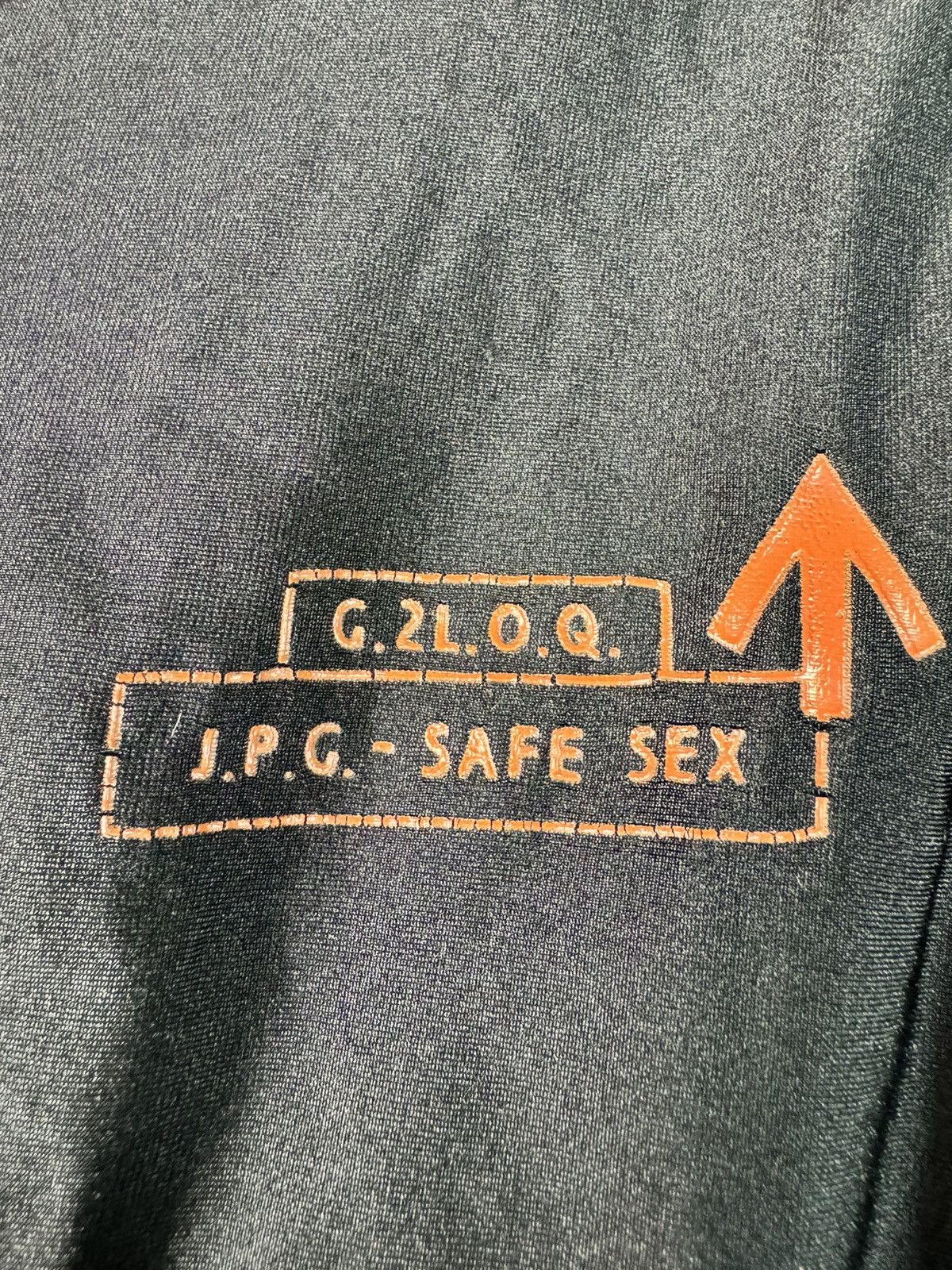 Archive Jean Paul Gaultier JPG safe sex hoodie