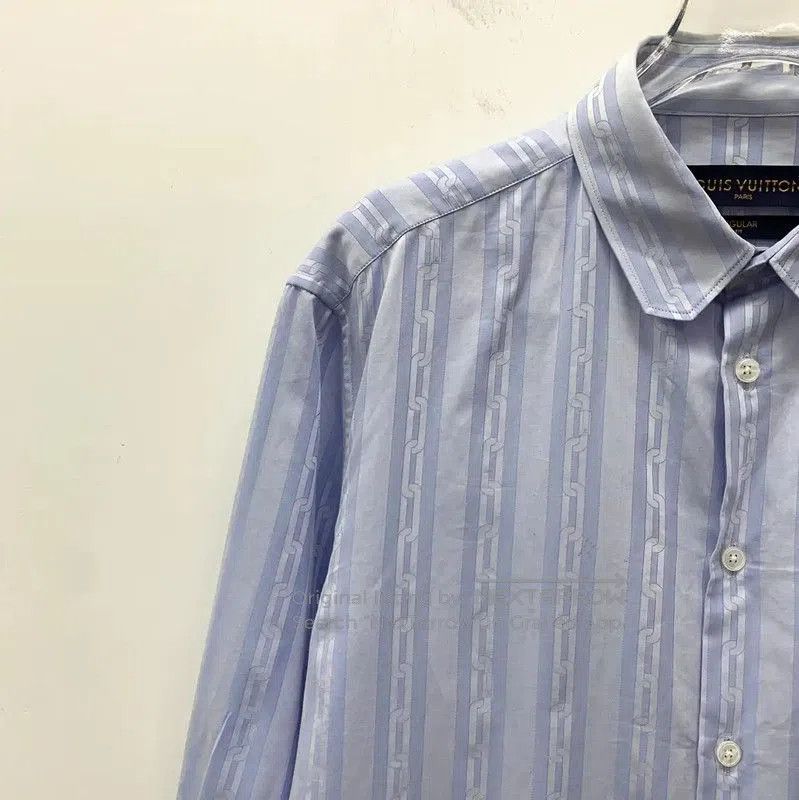 Other Louis Vuitton Light Blue Cotton Shirt . Size M / US 6-8 / IT 42-44 - 3 Thumbnail