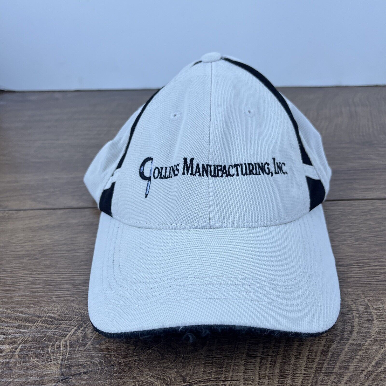 Other Collins Manufacturing Hat White Hat Adjustable Adult Size Ha Size ONE SIZE - 1 Thumbnail