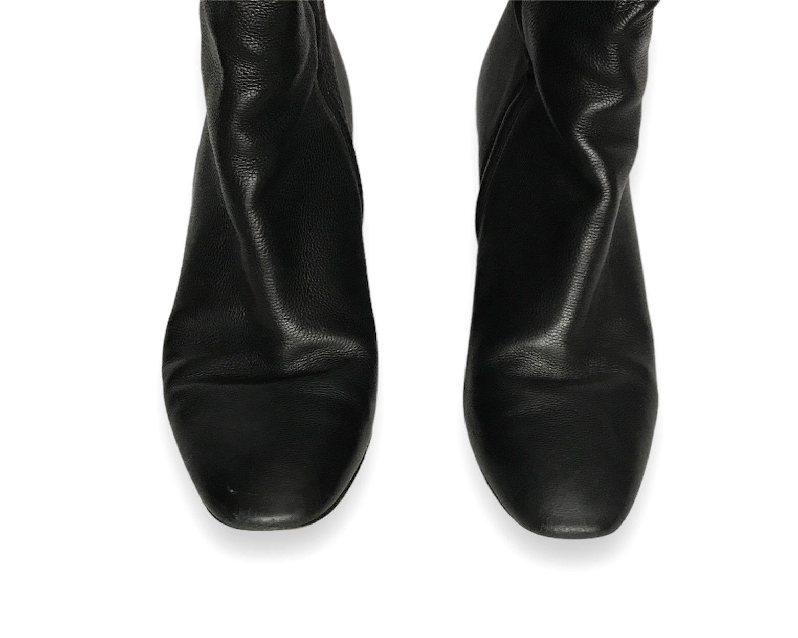 Salvatore Ferragamo × Vintage SALVATORE FERRAGAMO LEATHER KNEE HIGH BOOTS US8.5 EU39 UK6 Size US 8.5 / IT 38.5 - 4 Thumbnail