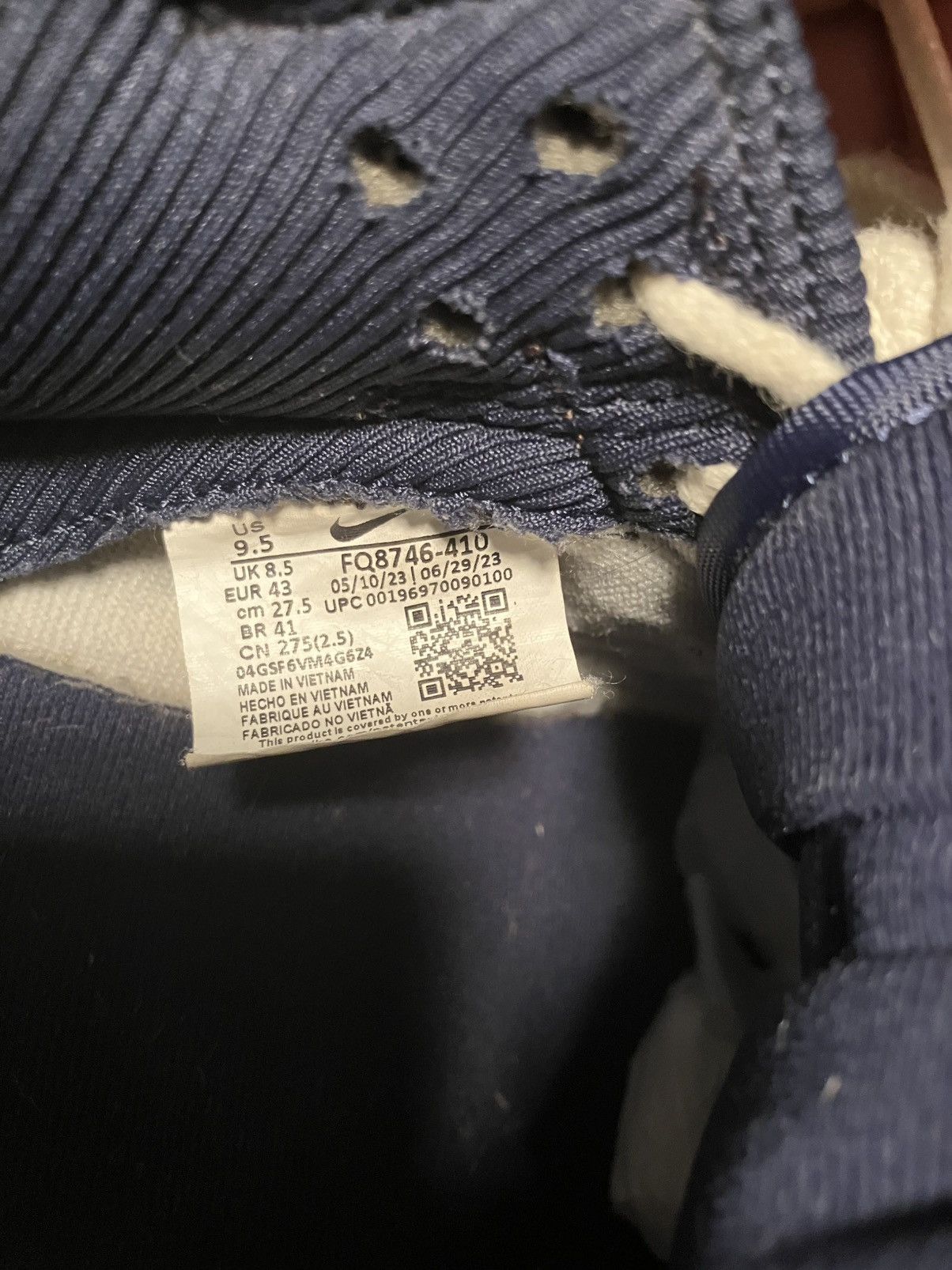 Nike Nike Dunk Low PRM Sneakers Shoes Midnight Navy/Baroque Brown Size US 9.5 / EU 42-43 - 6 Thumbnail