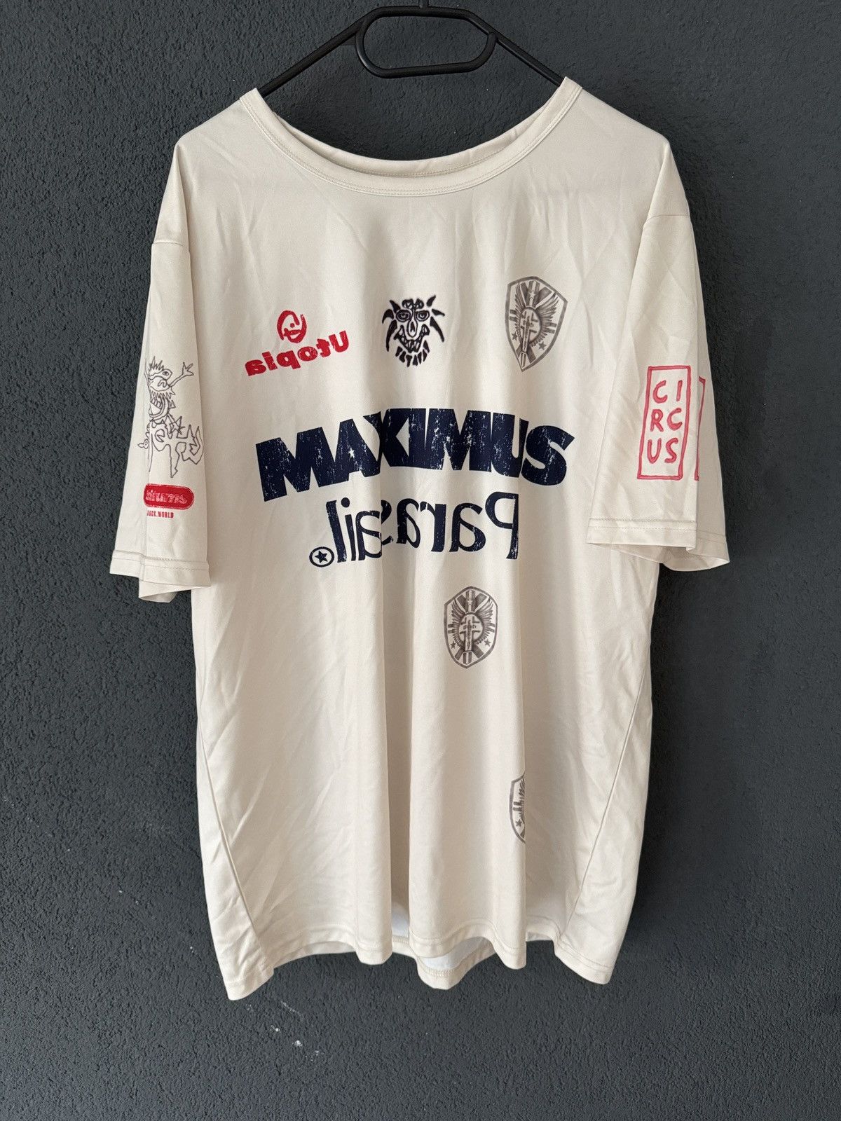 トップス Travis Scott England Soccer Jersey XL Travis Scott England Soccer Jersey