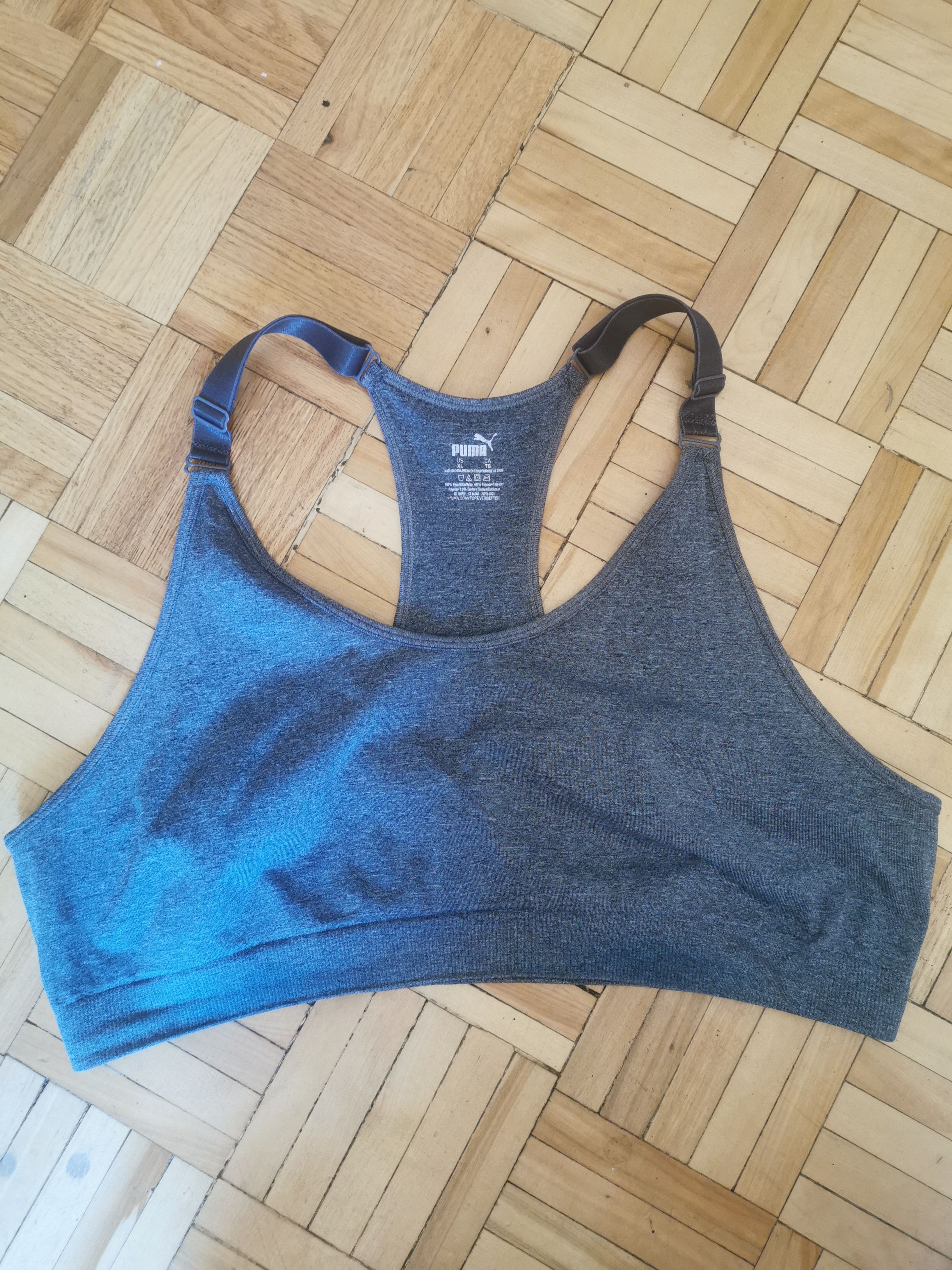 Puma Grey Puma sports bra xl Size XL / US 12-14 / IT 48-50 - 1 Thumbnail