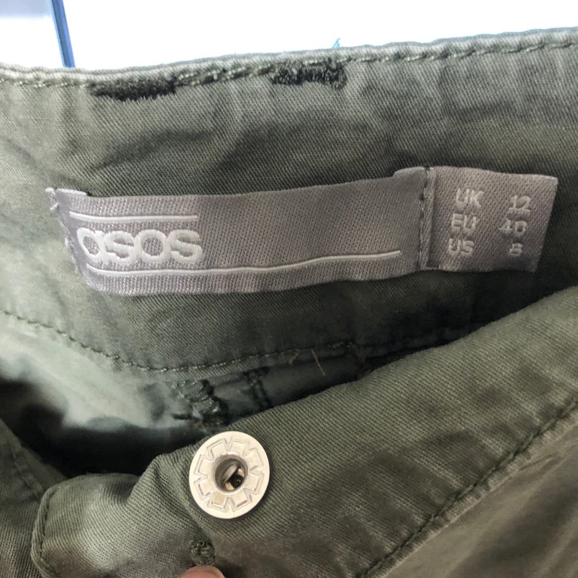 Asos asos cargo bondage pants khaki Size US 33 - 9 Thumbnail