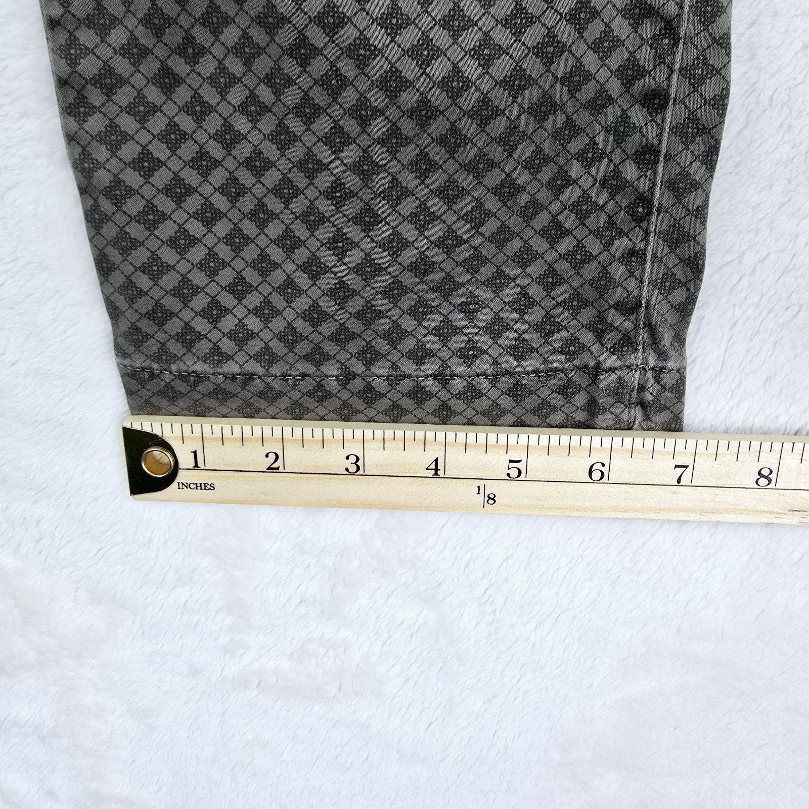 Other Alessandro Dell'Acqua Brown Geometric AOP Pants Sz 34 34x29 Size 34" / US 12 / IT 48 - 15 Thumbnail