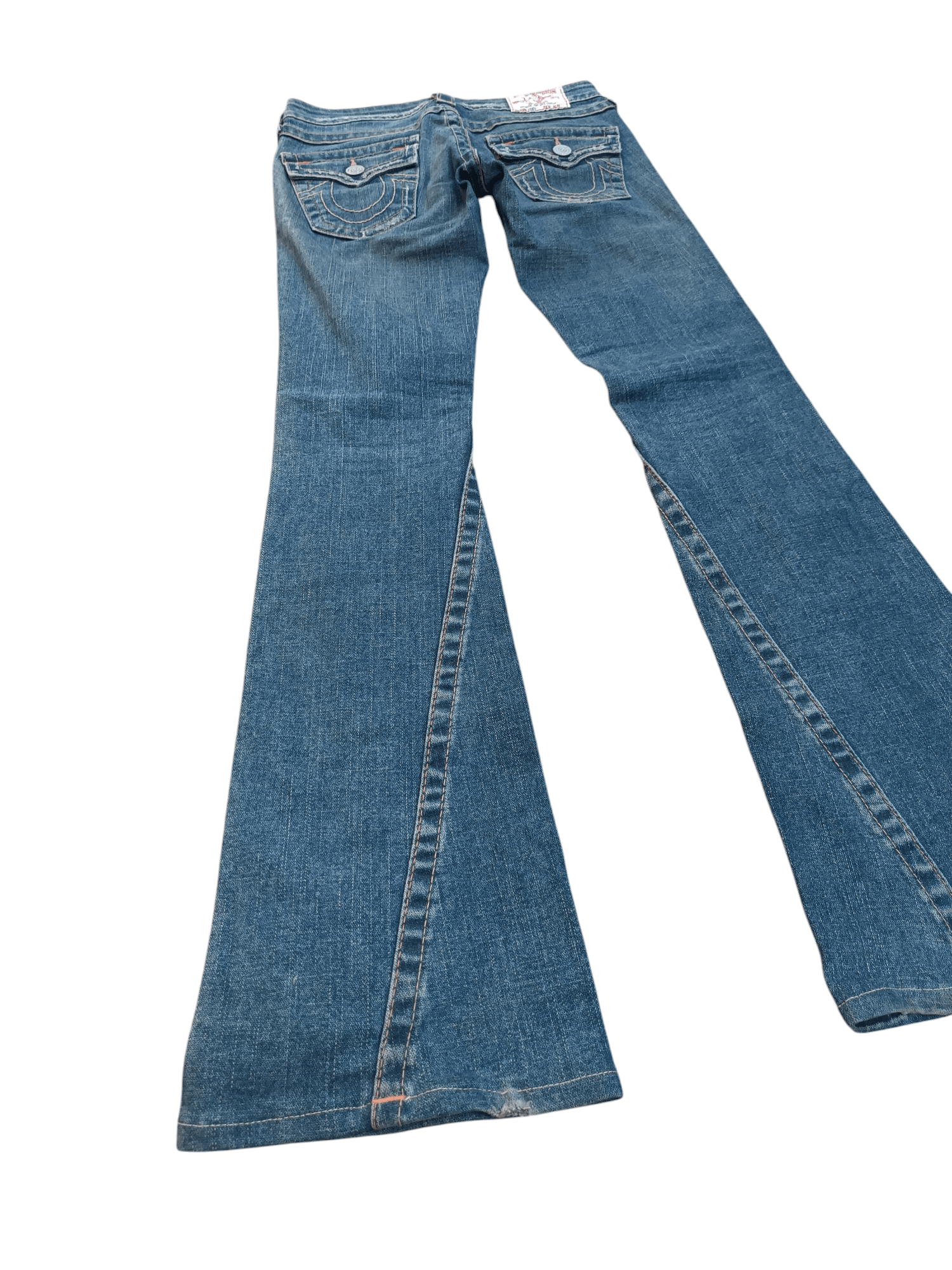 American Apparel × True Religion VINTAGE FLARED 💥 TRUE RELIGION DISTRESSED JOEY DENIM TR12 Size 27" / US 4 / IT 40 - 7 Thumbnail