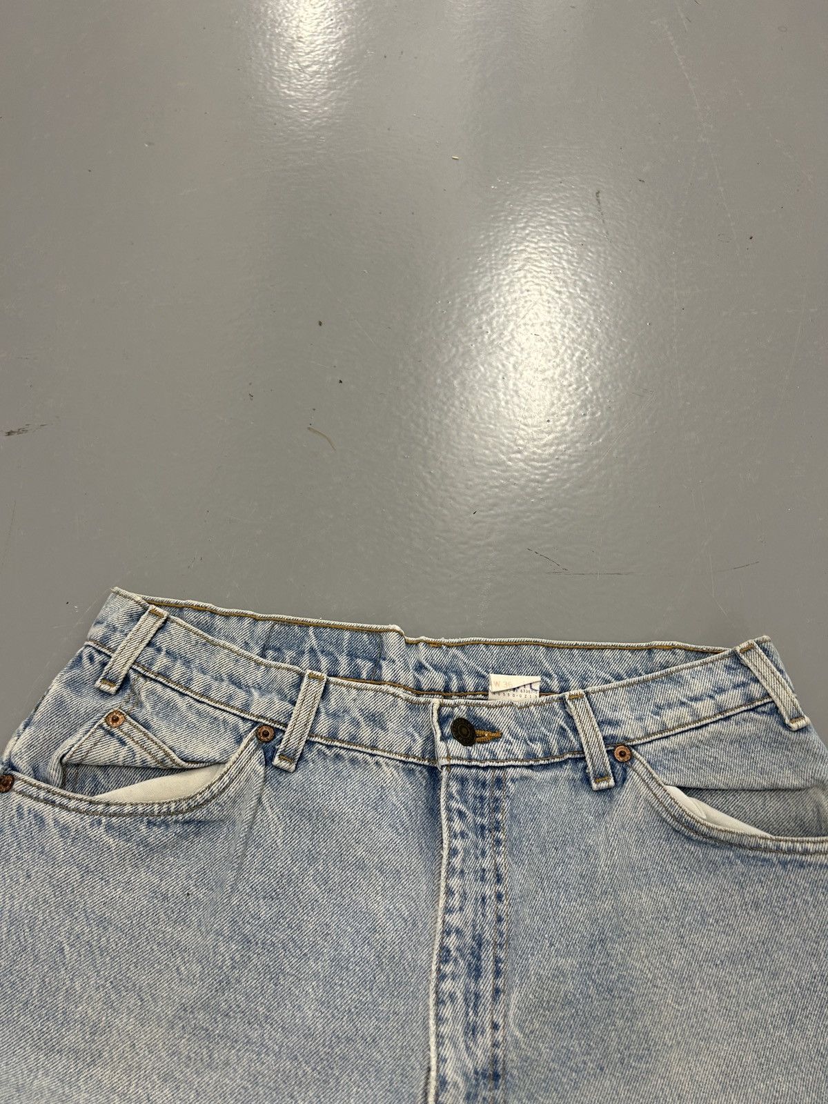 Levi's Crazy vintage y2k faded Levi’s 550 orange tab distressed Size US 34 / EU 50 - 8 Thumbnail