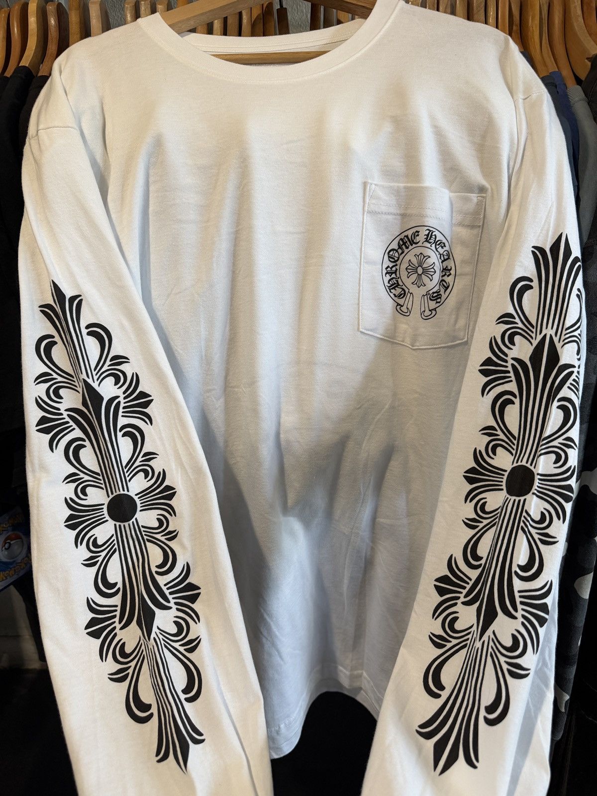 Chrome Hearts Chrome Hearts Malibu Exclusive L/S White Size US XXL / EU 58 / 5 - 2 Thumbnail