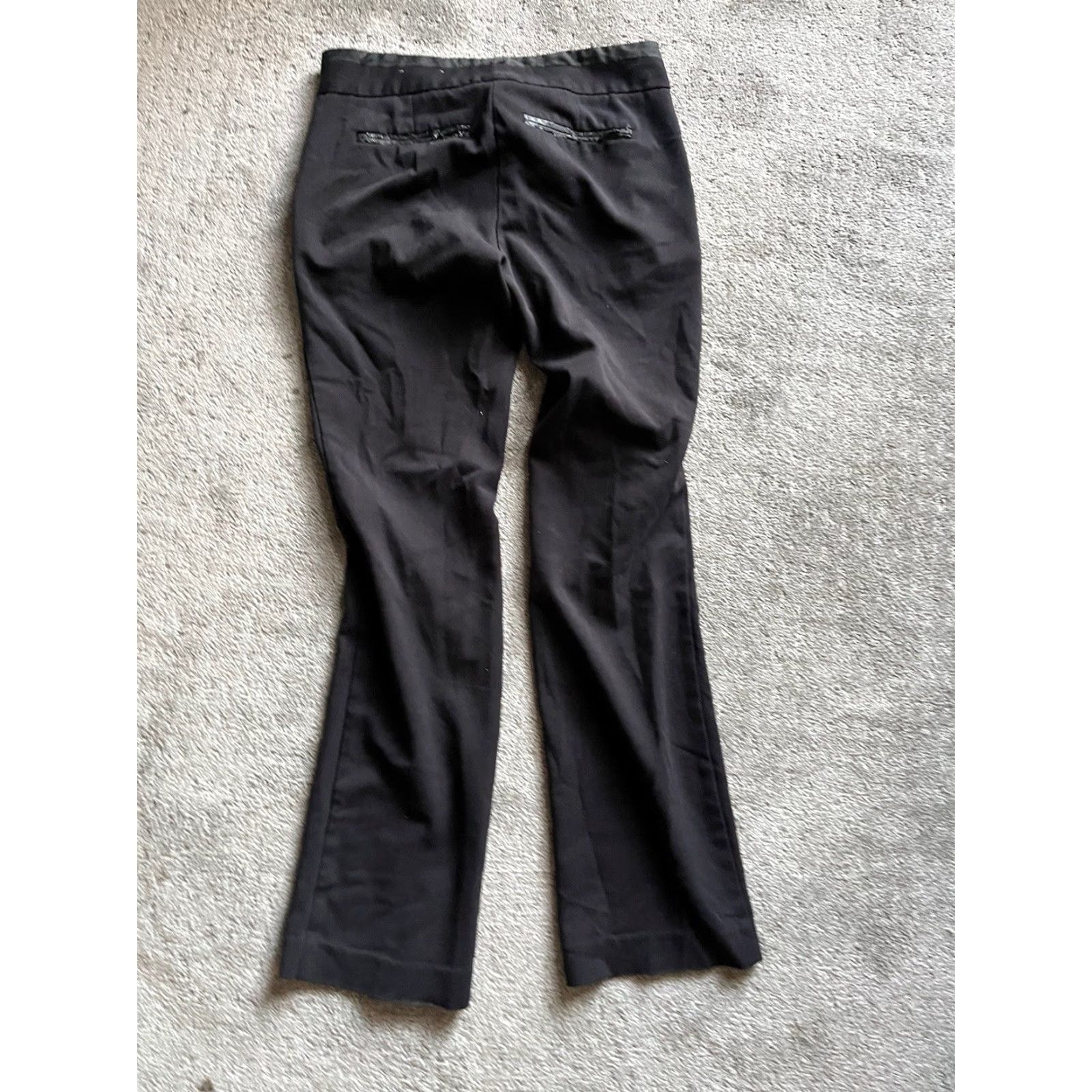 Vintage Metaphor Pants Womens 4 Black Mid Rise Slimmer Bootcut Pocket Dress Pants Modern, Outdoor, Business, Formal Womens Size 27" / US 4 / IT 40 - 3 Thumbnail
