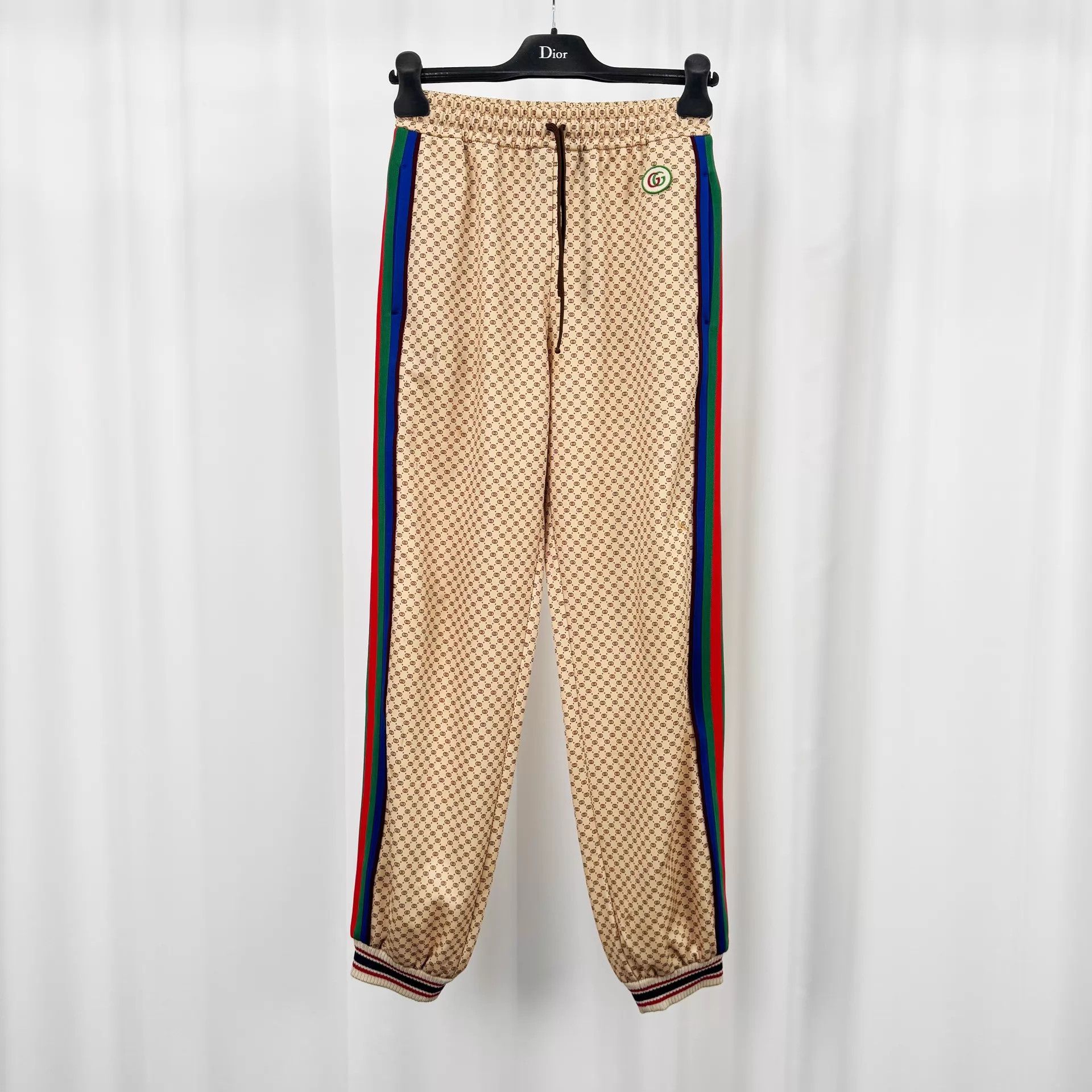 Gucci Gucci GG Monogram Web Casual Pants XS 95 New Size US 28 / EU 44 - 1 Thumbnail