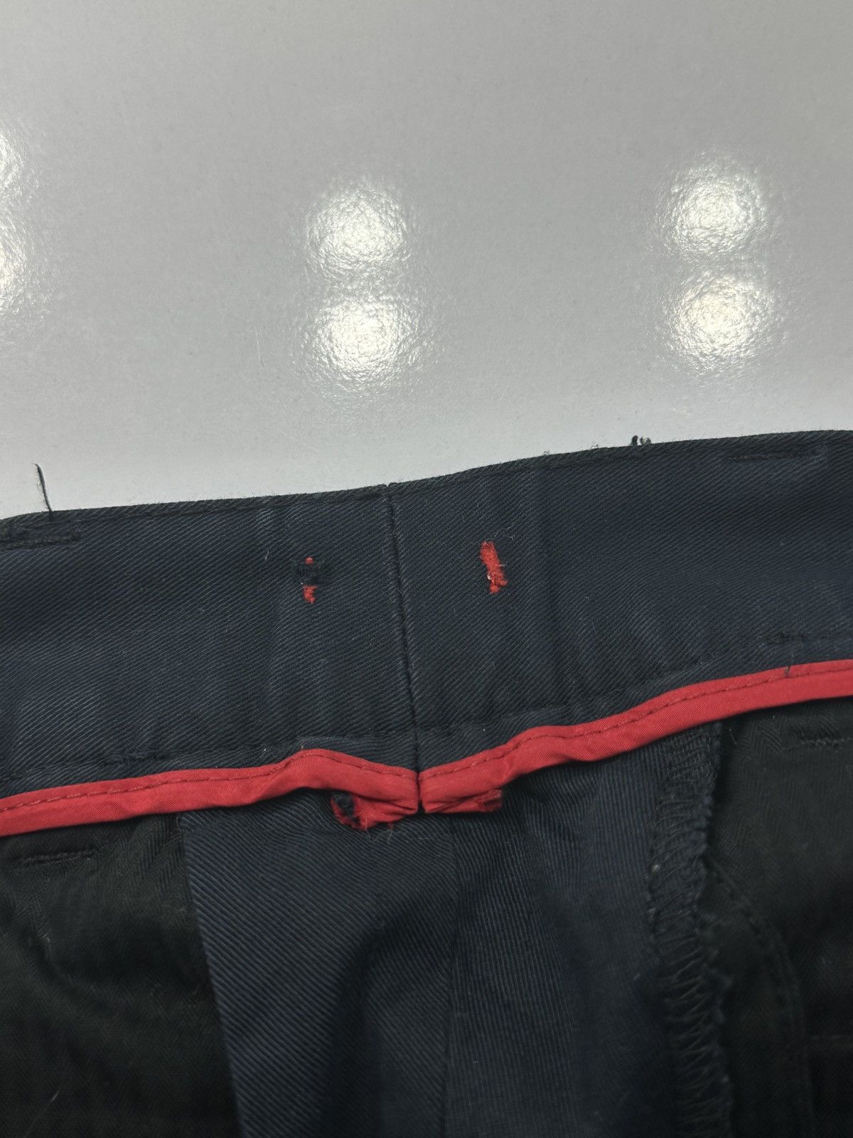 Prada Prada 2000s Wide Causal Pants Navy (32) Size US 32 / EU 48 - 7 Thumbnail