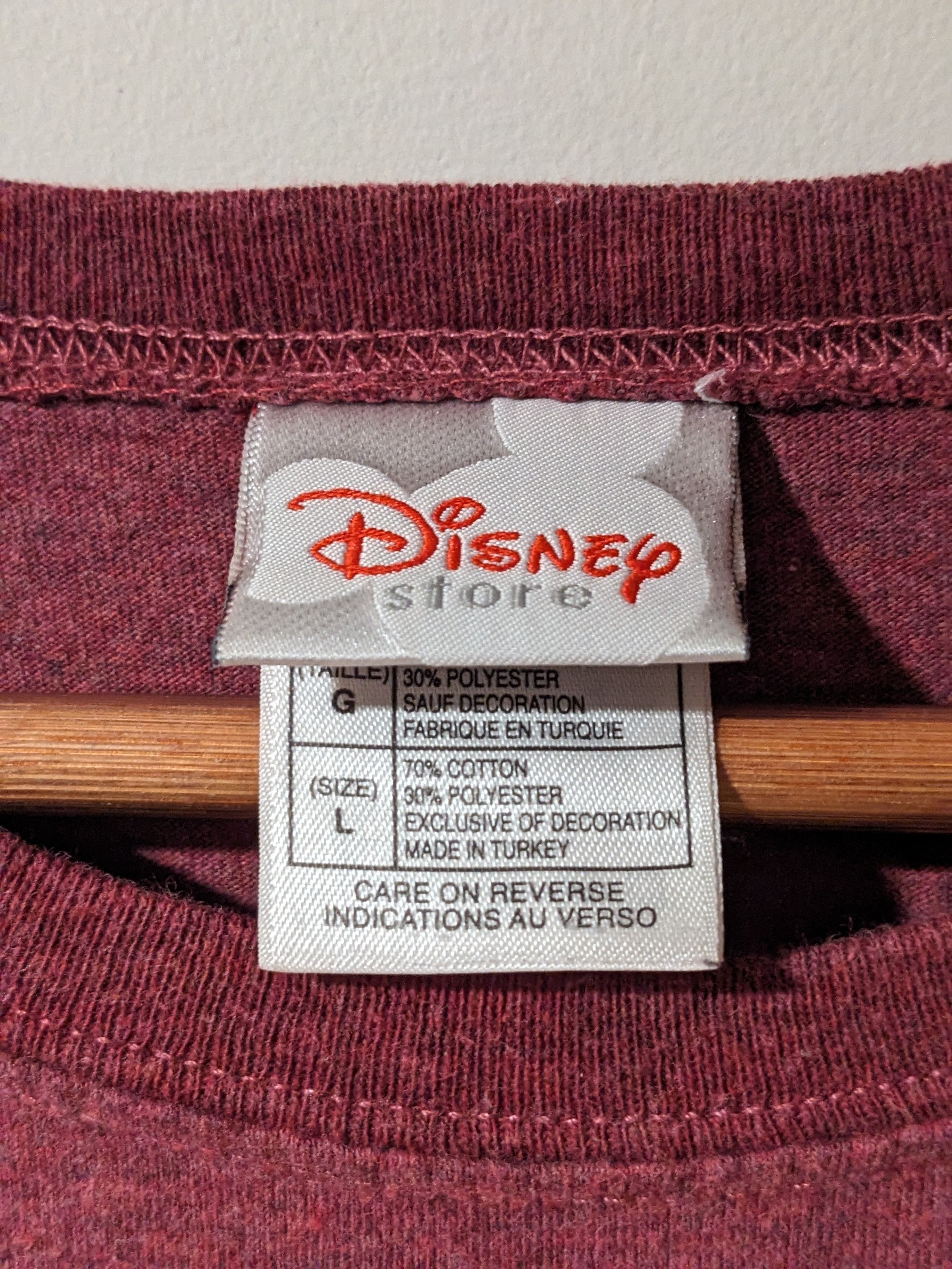 Disney × Vintage Vintage 90s Mickey Minnie Love Woman's Long-Sleeve T-Shirt Size L / US 10 / IT 46 - 3 Thumbnail