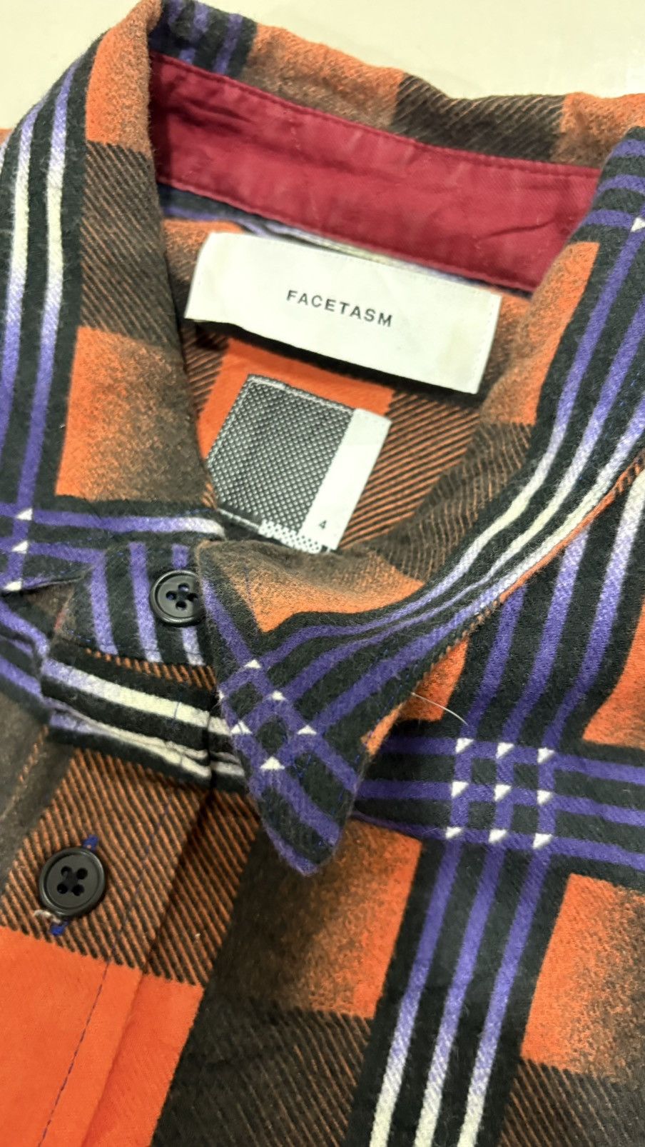 Facetasm Facetasm shirt flannel japan Size US XL / EU 56 / 4 - 4 Thumbnail