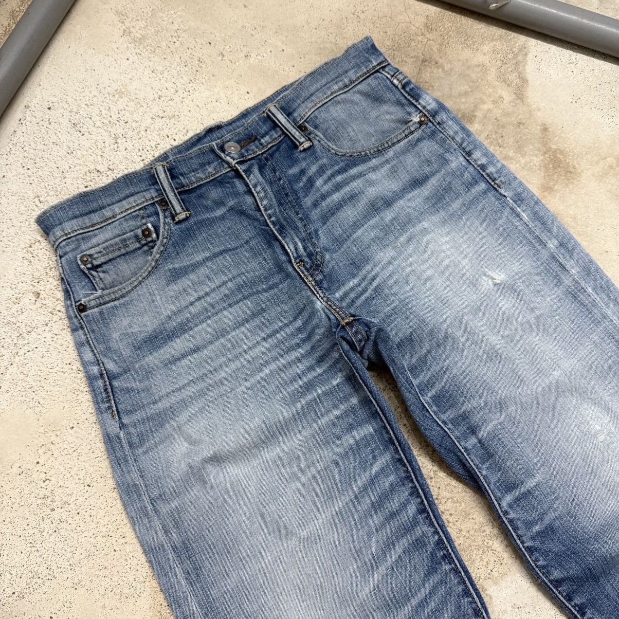Levi's Levis 511 Y2K Lightwash Distressed Stretch Denim Pants Size US 30 / EU 46 - 4 Thumbnail