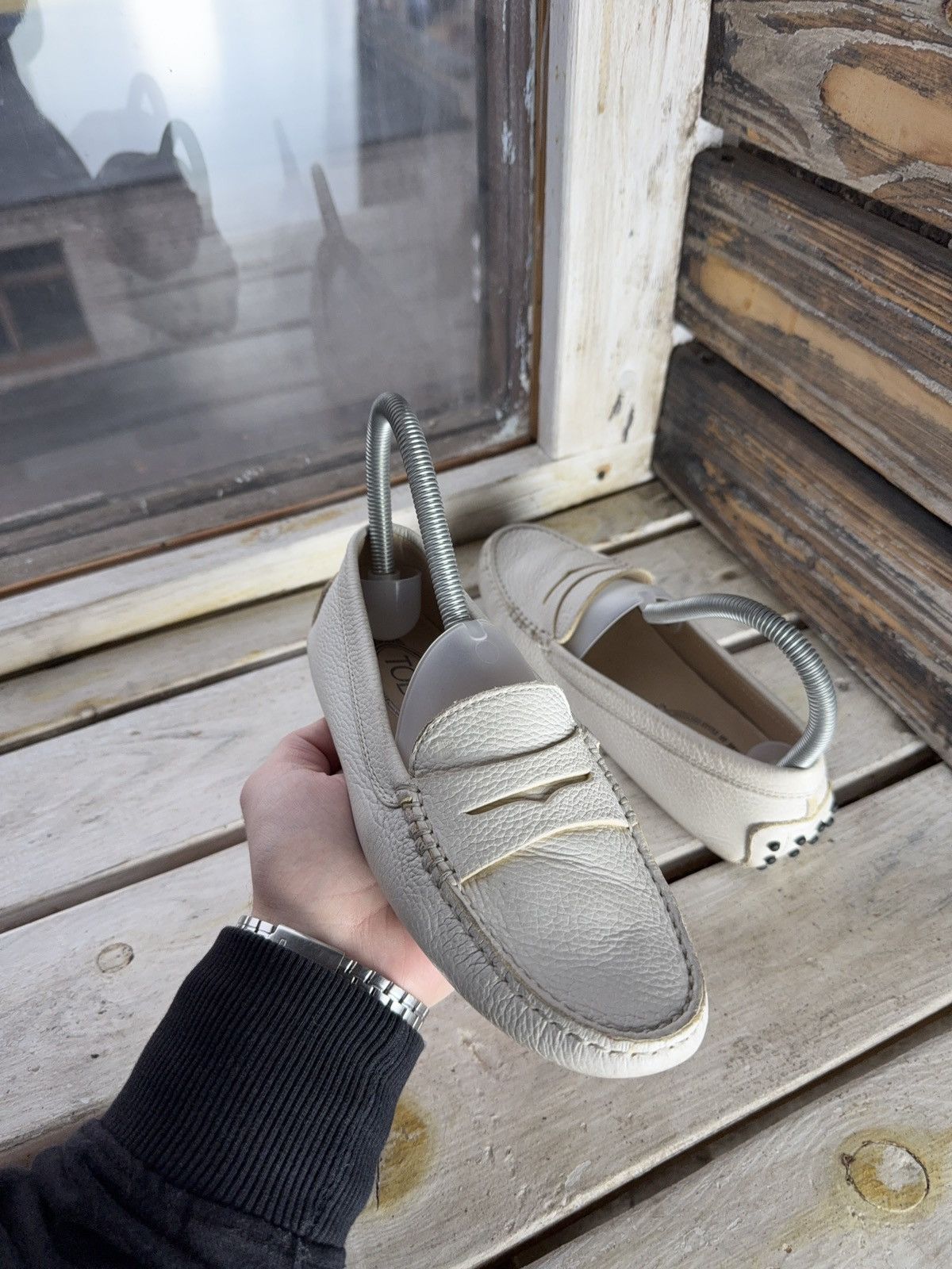 Tod's Tod’s Gommino Pebble Leather Driving Loafers Wmns US6.5 Size US 6.5 / IT 36.5 - 2 Thumbnail