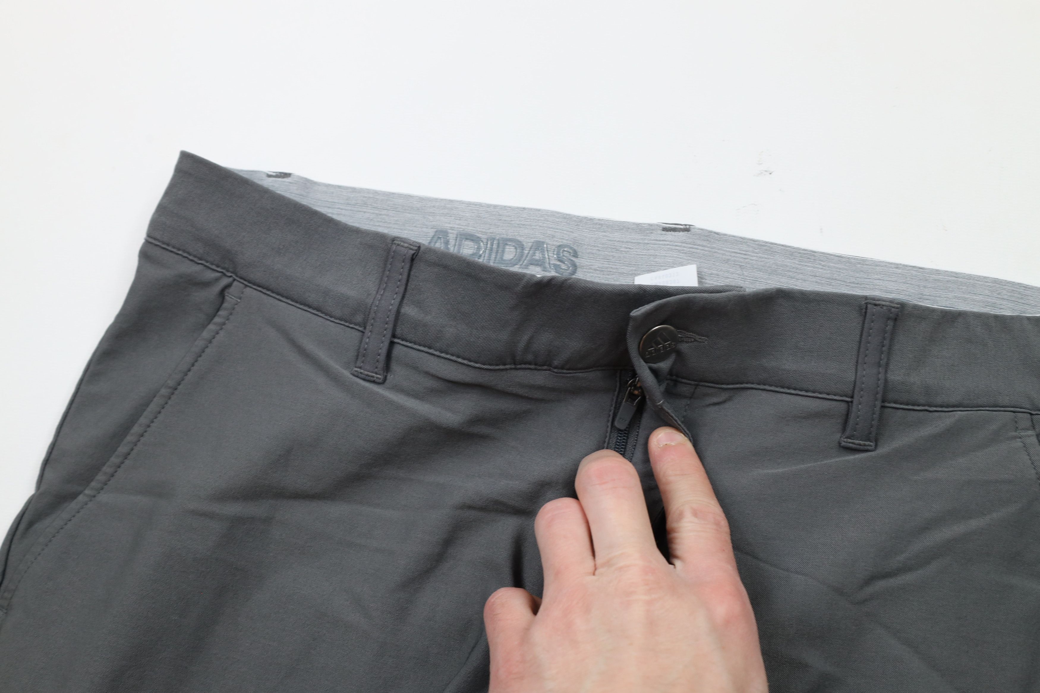 Adidas × Vintage Adidas Golf Out Flat Front Tech Golfing Chino Pants Gray Size US 32 / EU 48 - 5 Thumbnail