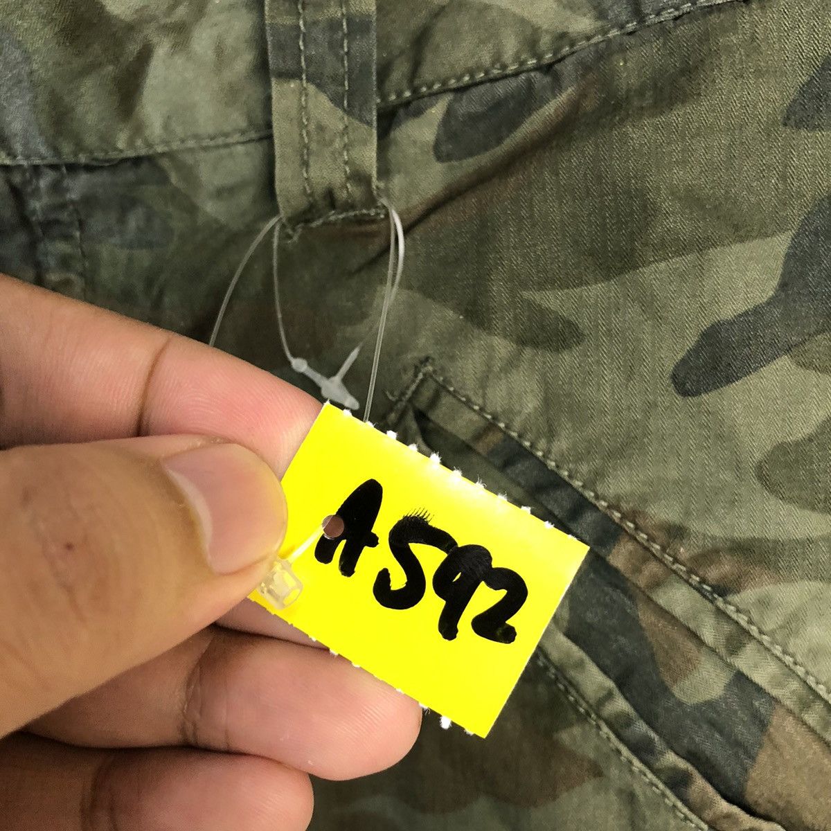 LOWRYS FARM Lowrys Farm Pantera Camo Green Cargo Multipocket Pants #A592 Size US 31 - 13 Thumbnail