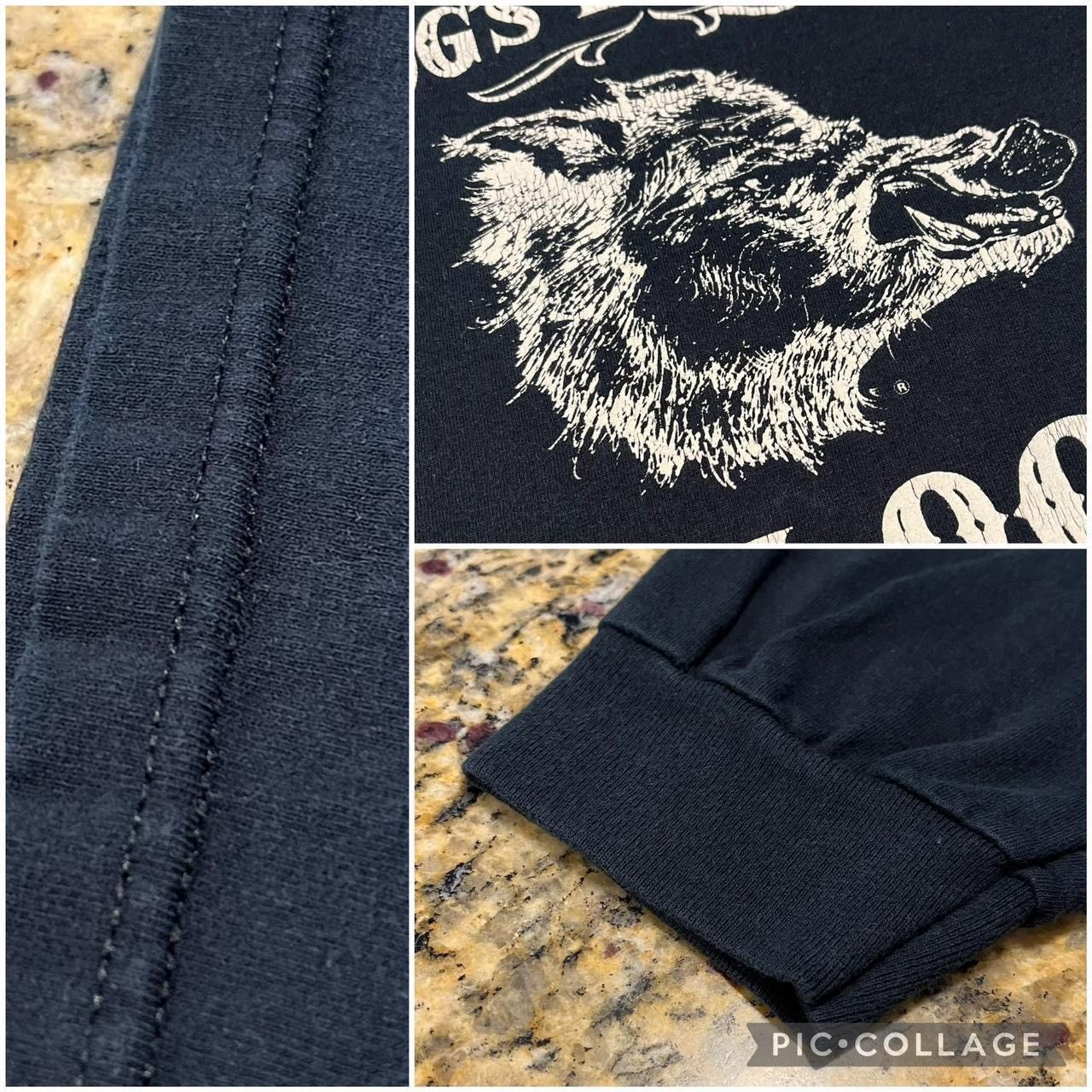 Anvil × Vintage Vintage Anvil Hog’s Breathe Saloon Motorcycle Biker Tshirt Size US M / EU 48-50 / 2 - 3 Thumbnail