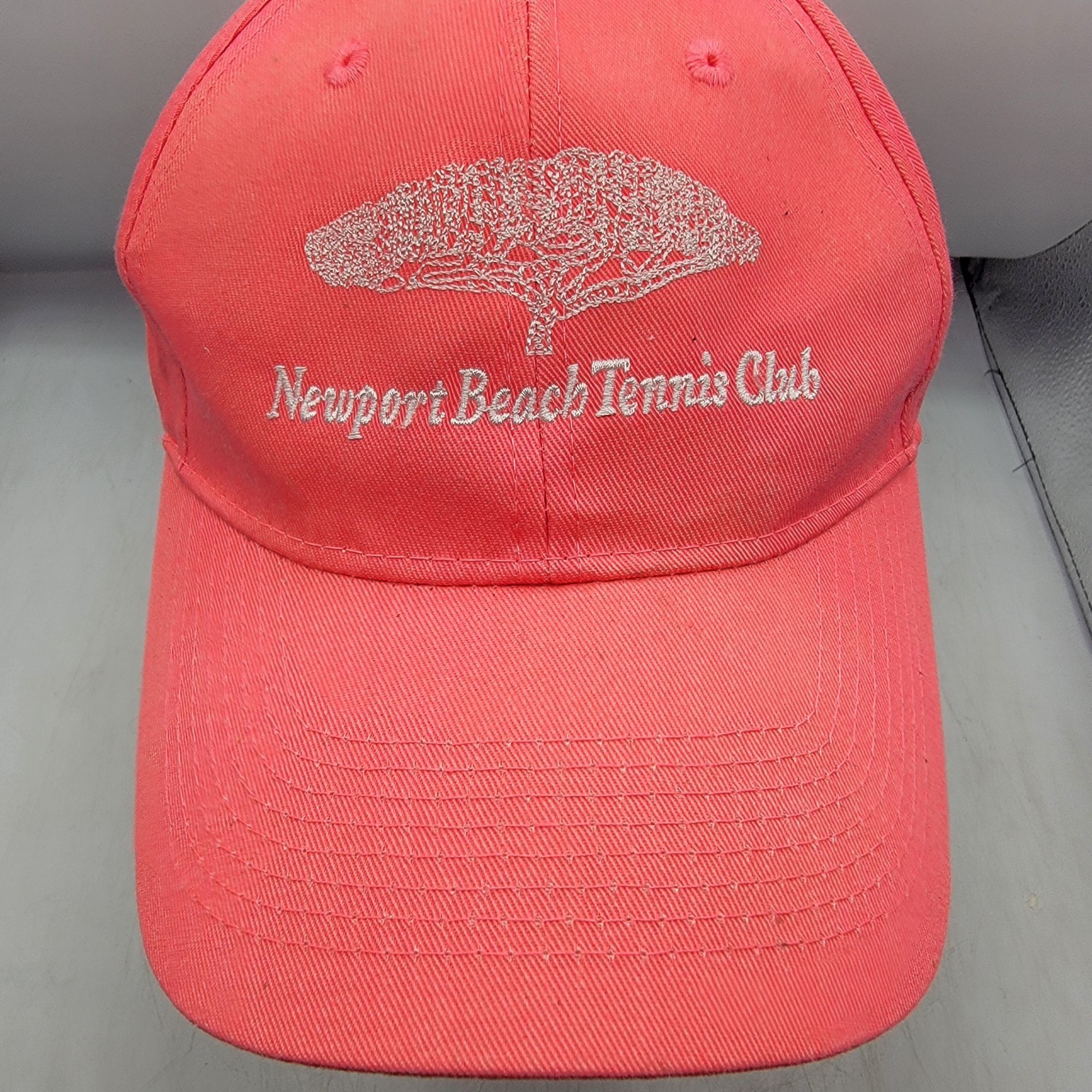 Other Newport Beach Tennis Club Adults Coral Pink Hat Cap Casual O Size ONE SIZE - 9 Thumbnail
