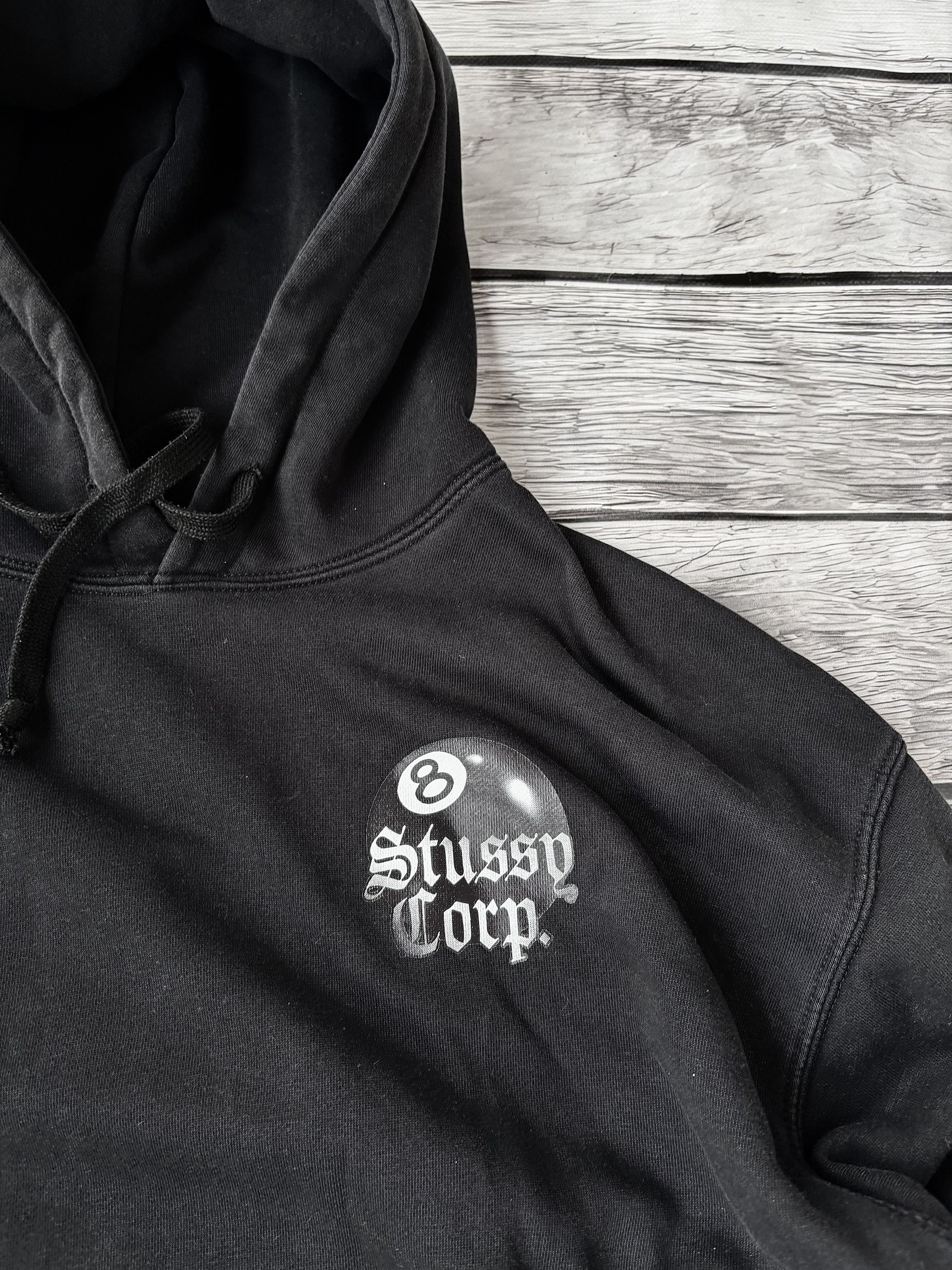 Stussy CRAZY vtg Supreme Style Stussy 8 Ball Hoodie Size US M / EU 48-50 / 2 - 3 Thumbnail