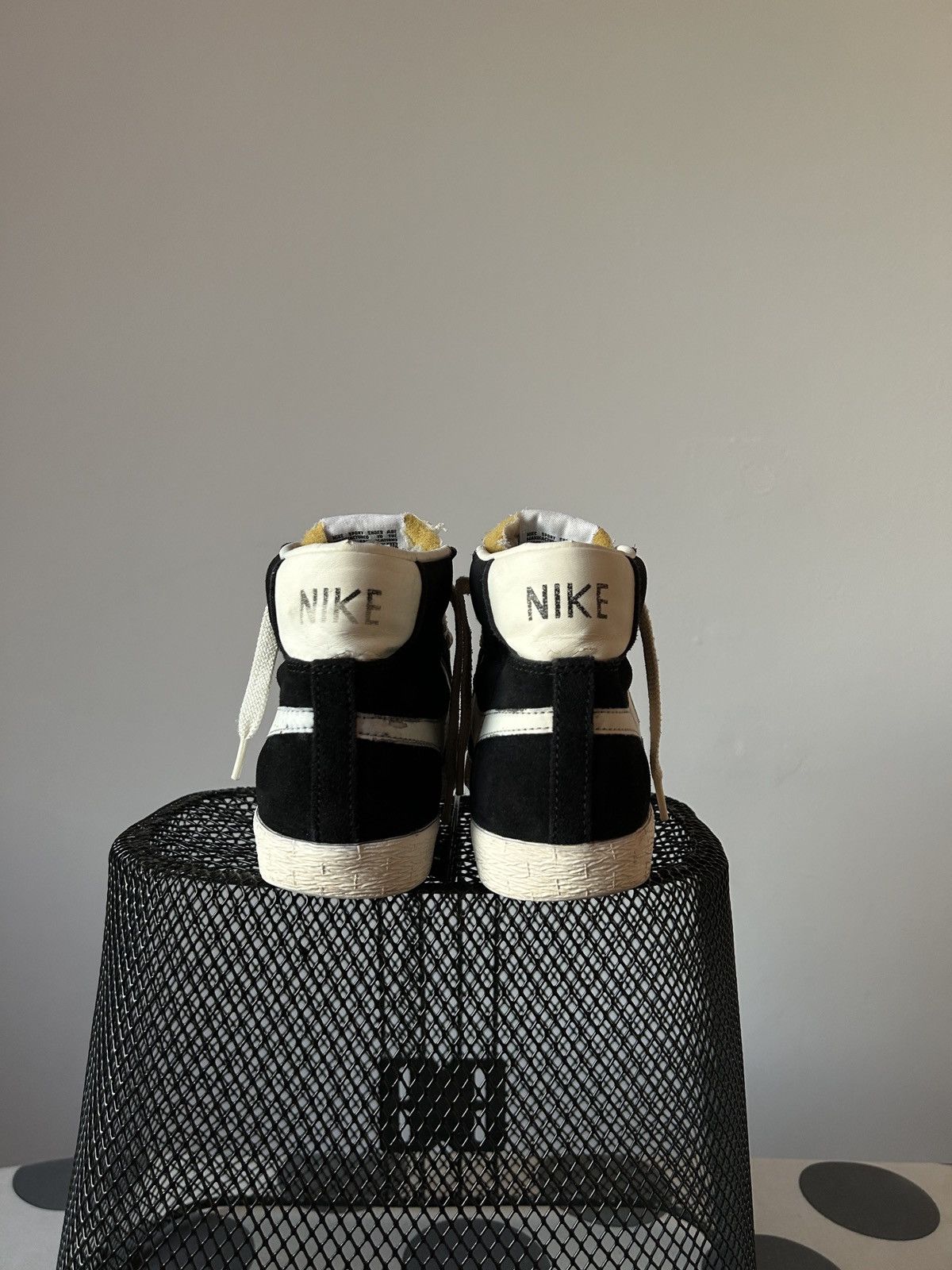 Nike × Vintage 🔥VINTAGE NIKE BLAZER HIGH BLACK 00s🔥 Size US 6 / IT 36 - 5 Thumbnail