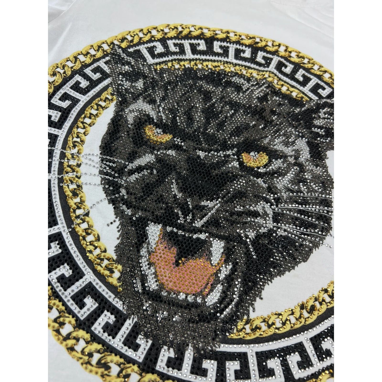 Vintage DNA Premium Mens T-Shirt White Small Black Panther Graphic Shirt S Mens Black Panther White T-Shirt DNA Premium Size US S / EU 44-46 / 1 - 3 Thumbnail
