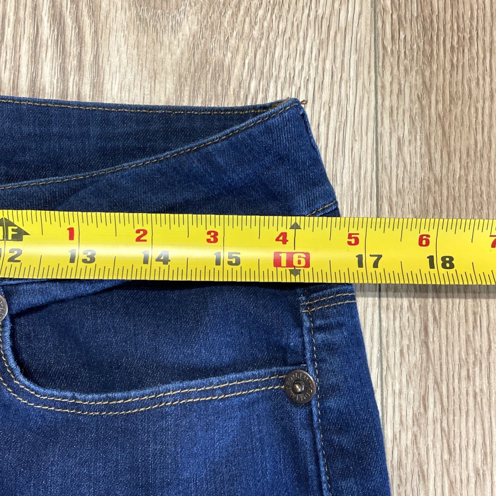 Vintage The Limited Skinny Jeans Womens Blue Denim Size 8R Regular Stretch Size 30" / US 8 / IT 44 - 4 Thumbnail
