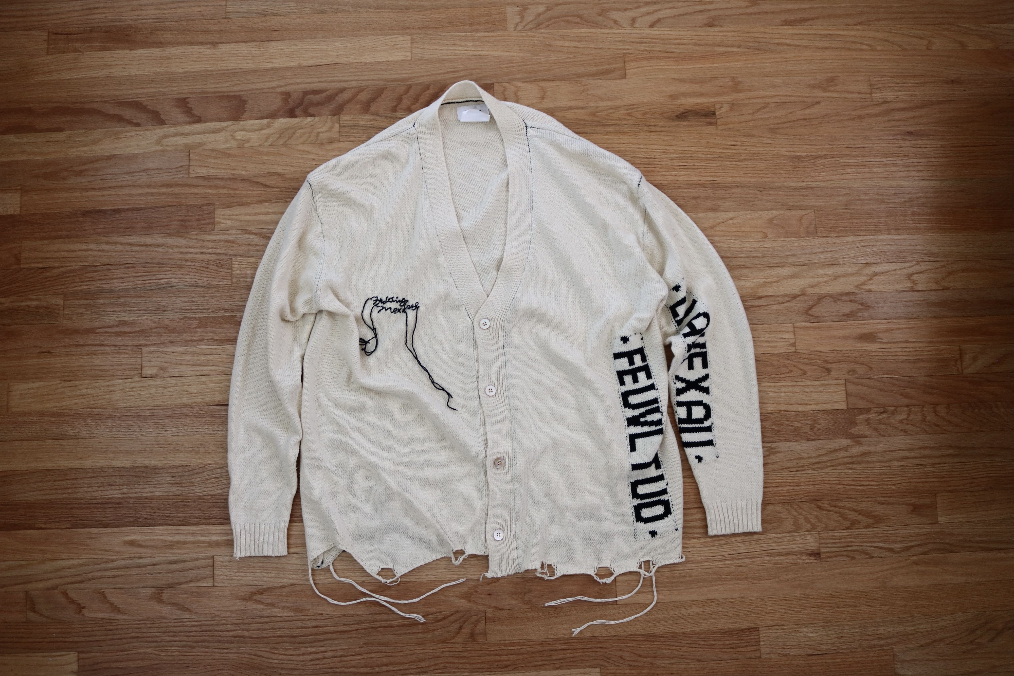 希少】Doubletダブレットhidden massage cardigan