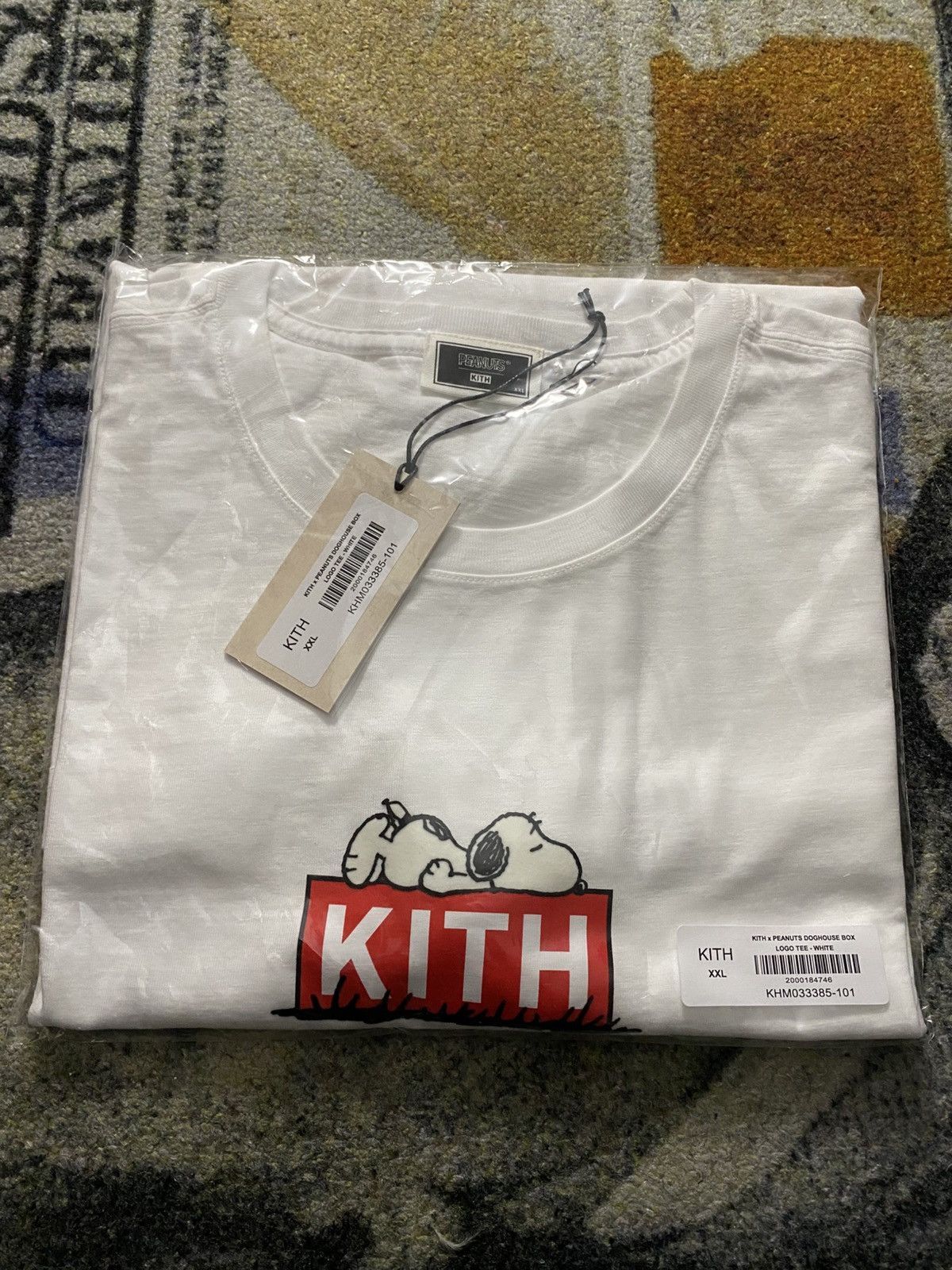 Kith x Peanuts Doghouse Classic Logo Tee
