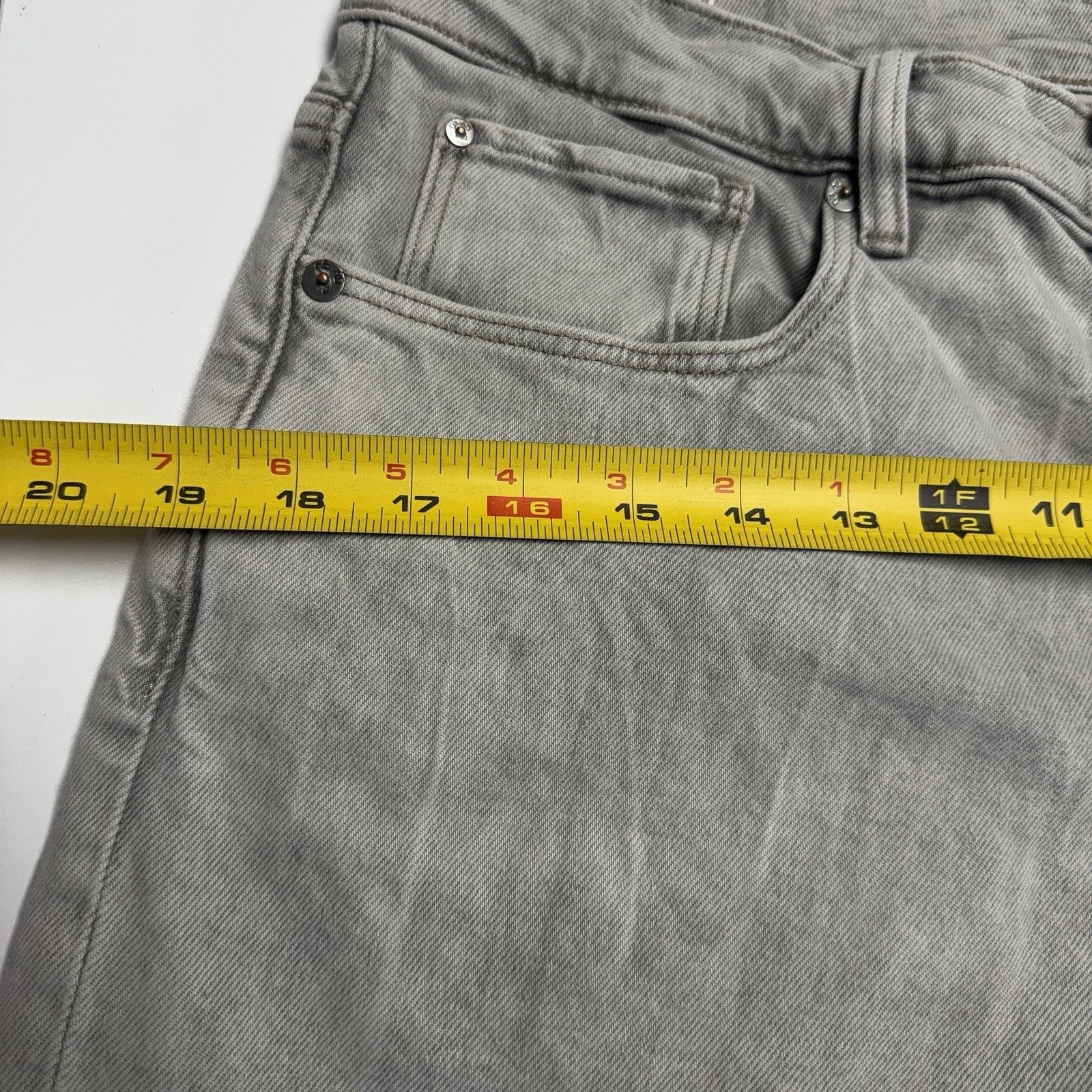 G-Star G-Star Original Raw Denim Jeans Mens Gray 3301 Slim 32x30 Size US 32 / EU 48 - 11 Thumbnail