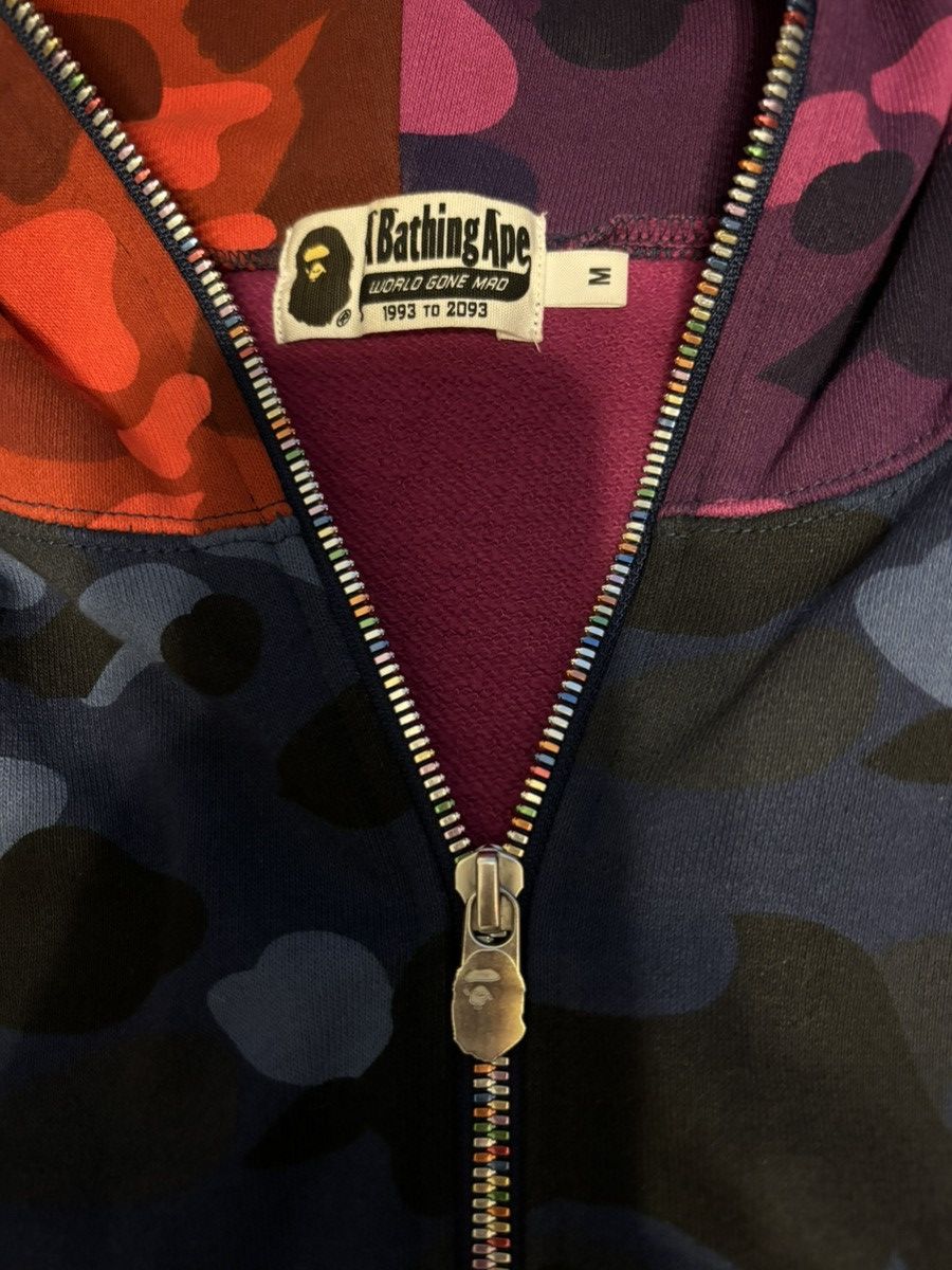 Bape Color Camo Crazy Full Zip Hoodie Size US M / EU 48-50 / 2 - 7 Thumbnail