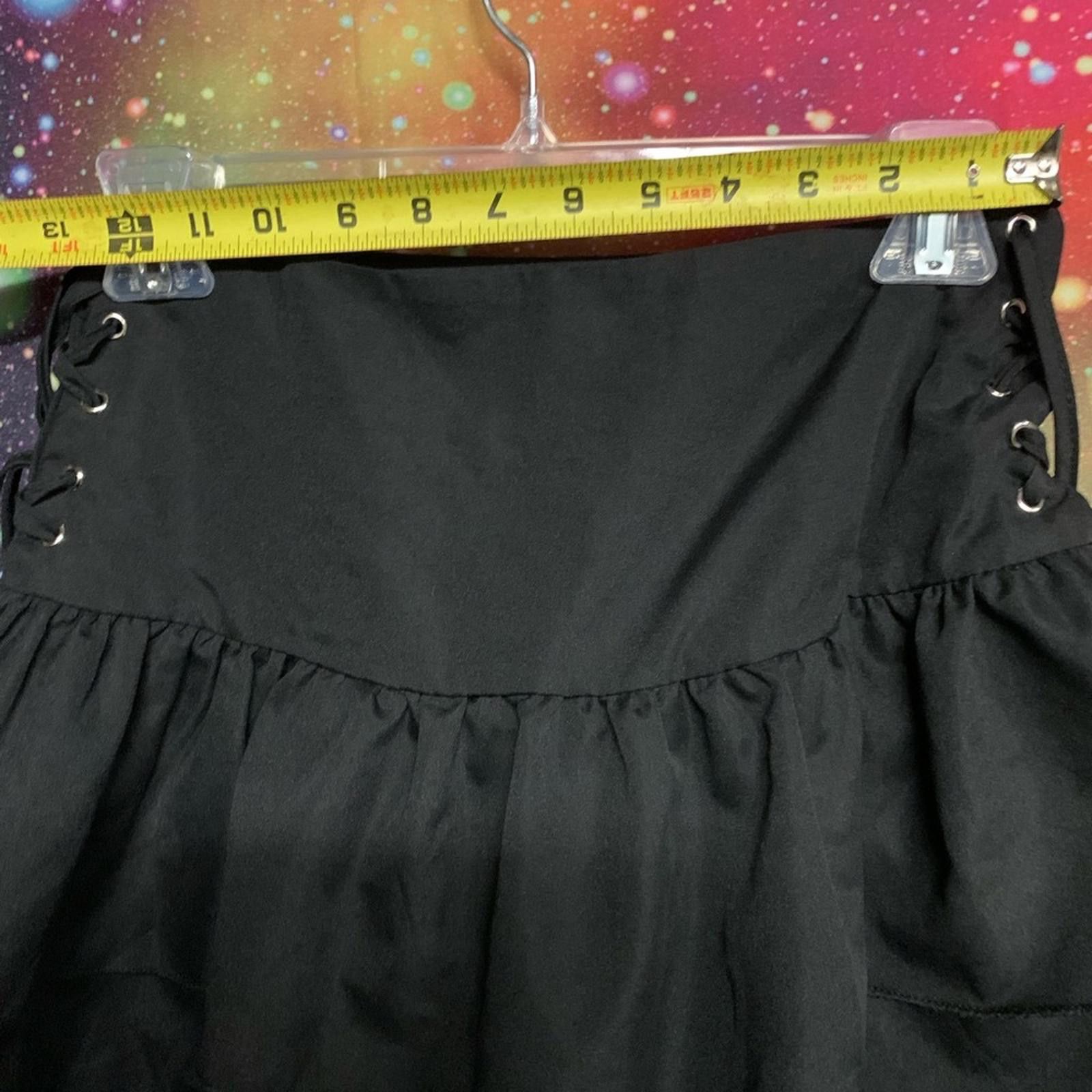 Designer Elegant Black Women's Skirt Size 26" / US 2 / IT 38 - 4 Thumbnail