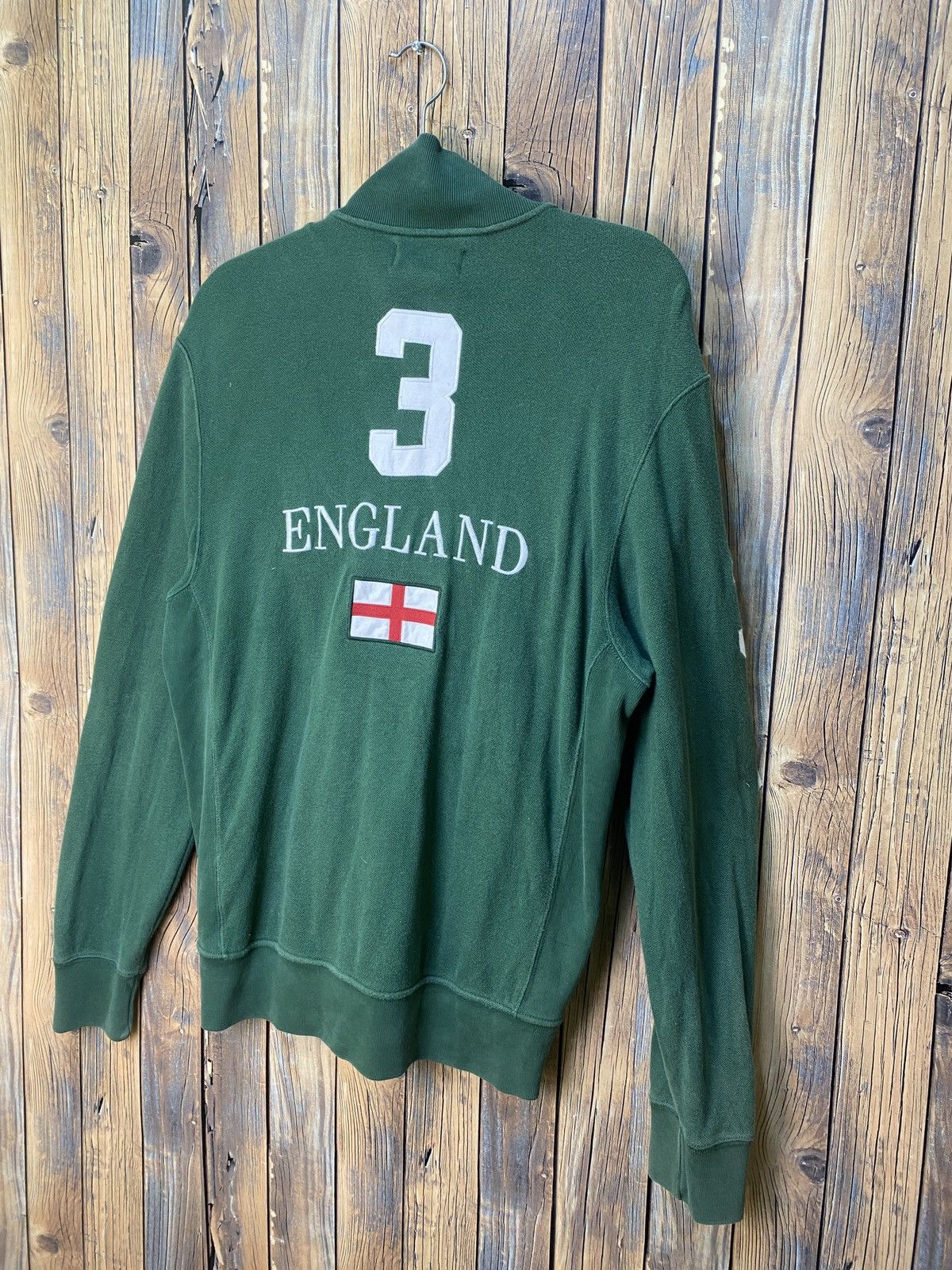 Polo Ralph Lauren × Vintage Vintage polo ralph lauren england no3 zipper sweatshirt Size US L / EU 52-54 / 3 - 4 Thumbnail