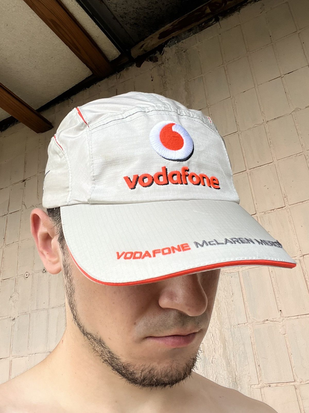 Vintage Vintage Vodafone McLaren Mercedes Racing Cap Hat Size ONE SIZE - 21 Thumbnail