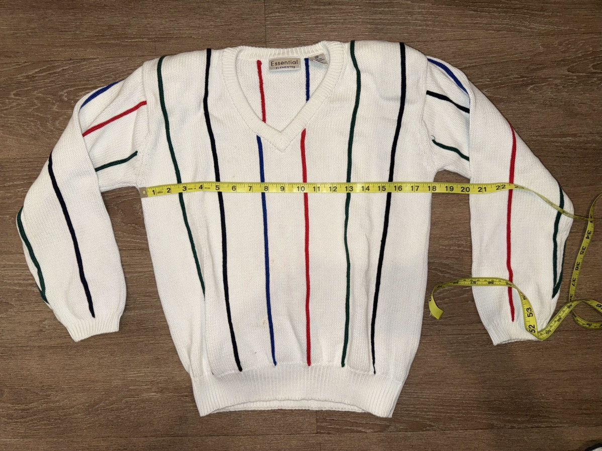 Vintage ***FINAL DROP***RARE 80s PINSTRIPE PULLOVER SWEATER XS Size US XS / EU 42 / 0 - 1 Thumbnail