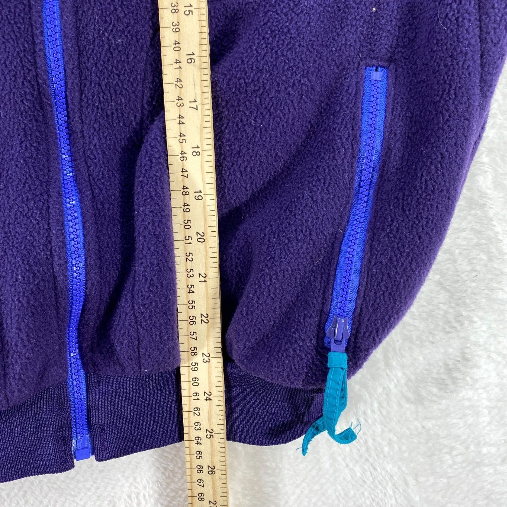 Vintage VINTAGE Columbia Heavy Thick Fleece Jacket Purple Teal Mens Medium Radial Sleeve Jacket Mens M Purple Teal Columbia Fleece Jacket 90s Radial Sleeve Size US M / EU 48-50 / 2 - 4 Thumbnail