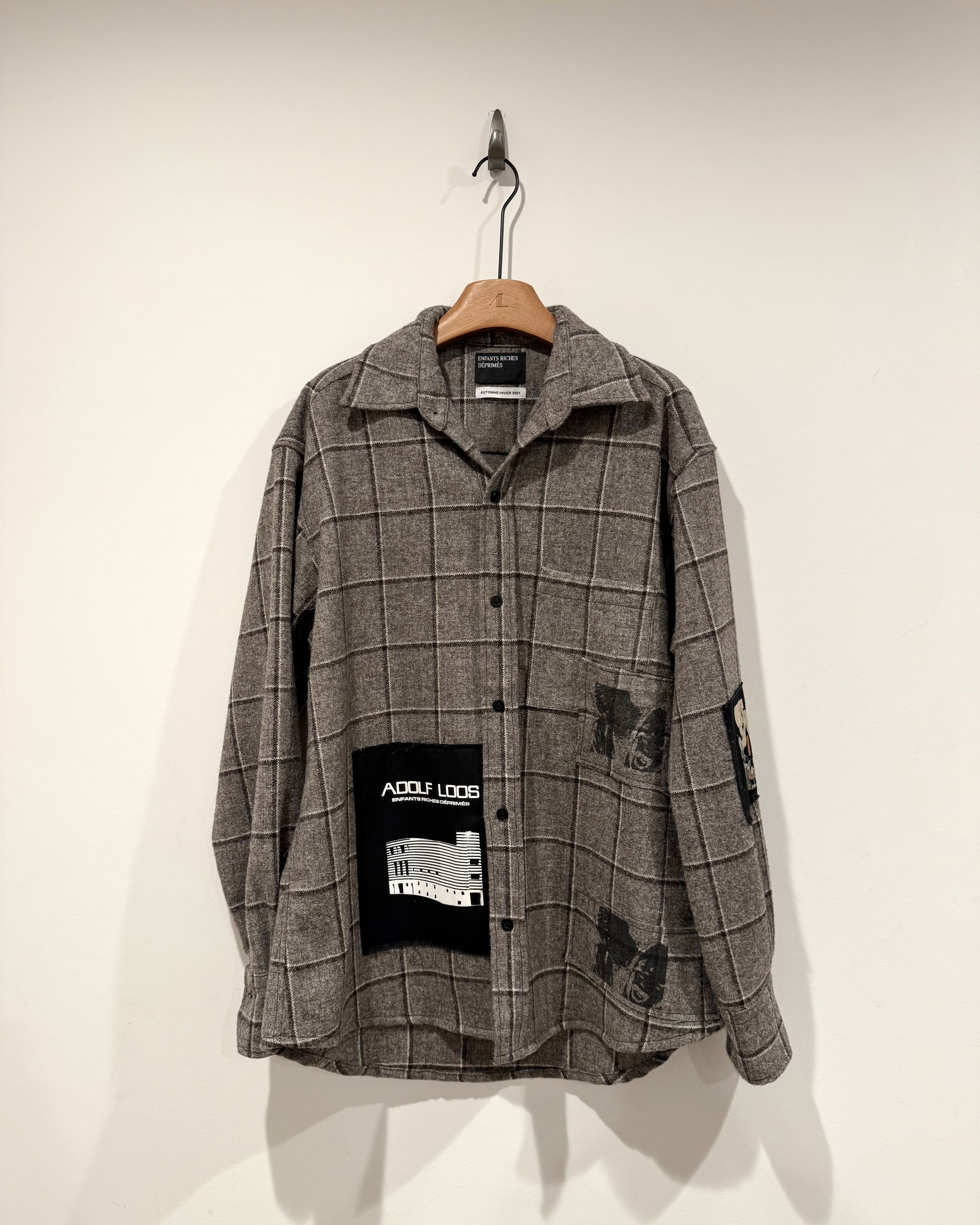 Enfants Riches Deprimes Enfants Riches Deprimes Austrian Holiday Patch Flannel Shirt Size US L / EU 52-54 / 3 - 1 Thumbnail