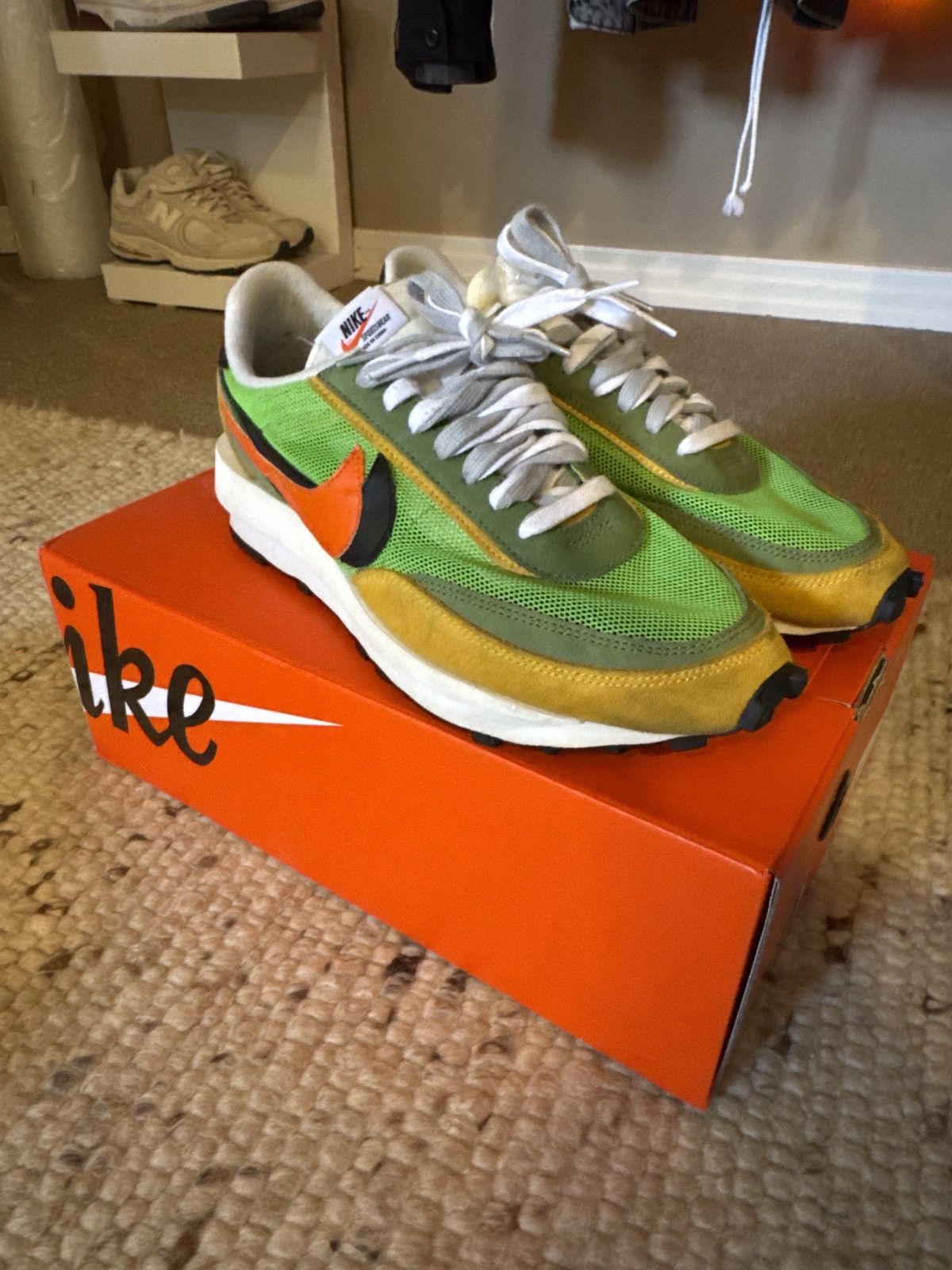 Nike × Sacai Nike Sacai LDV Waffle Green Gusto Size US 11 / EU 44 - 3 Thumbnail