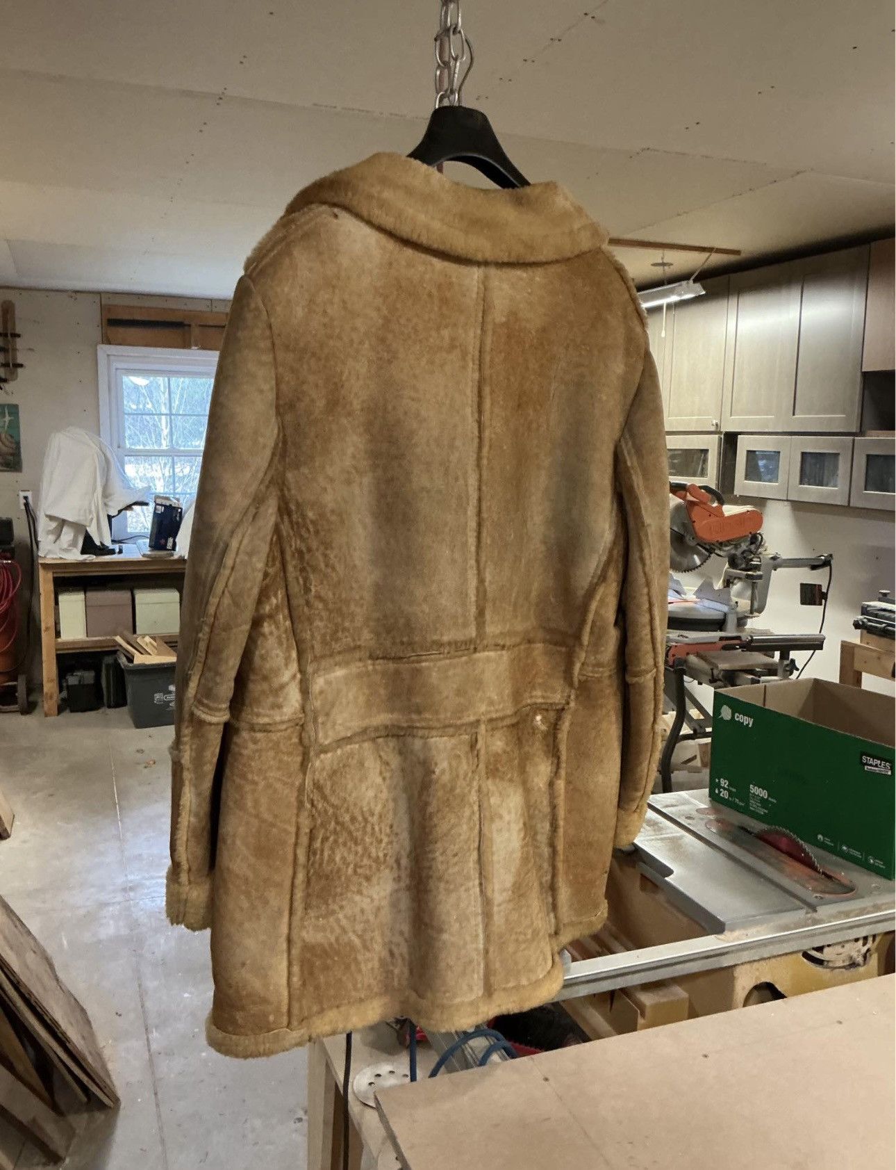 Vintage Vintage Marlboro Man Sheepskin Shearling Leather Jacket Size US XL / EU 56 / 4 - 6 Thumbnail