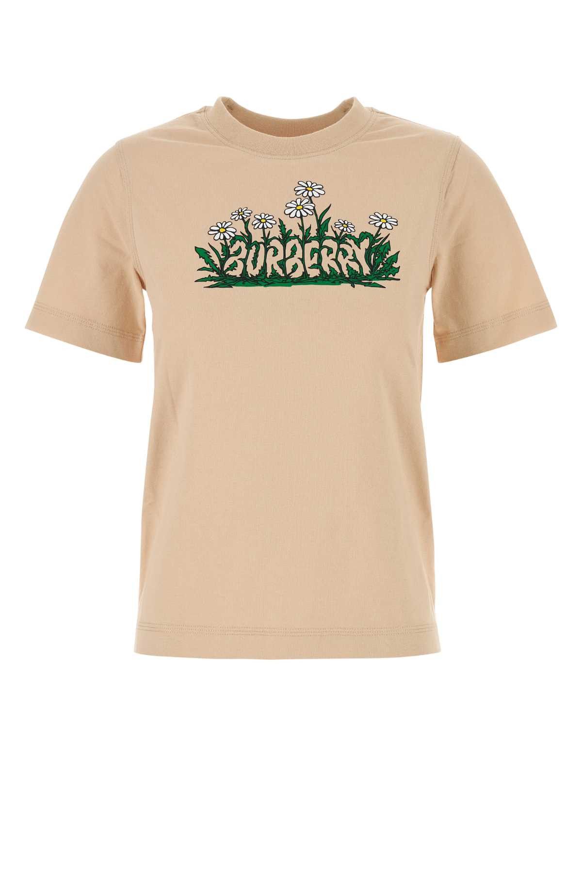 Burberry Skin Pink Cotton T-Shirt Size XS / US 0-2 / IT 36-38 - 1 Thumbnail