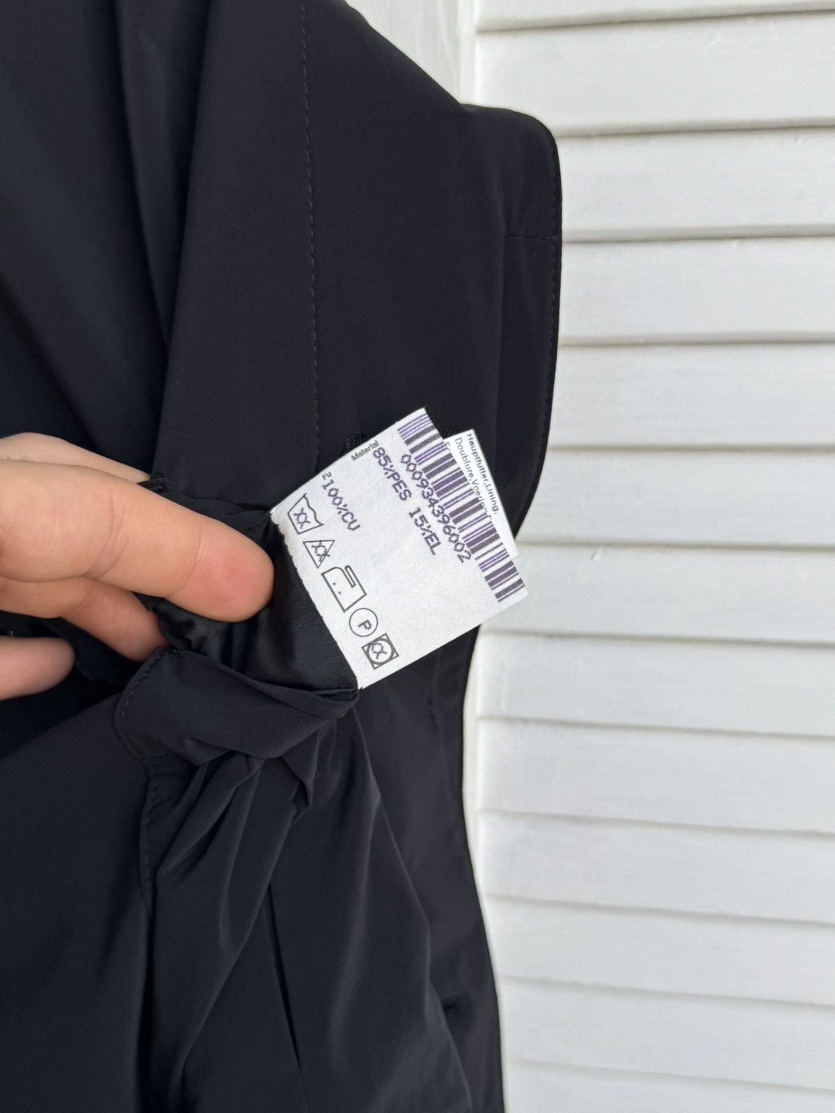 TONI GARD Vintage TONI GARD Minimalist Navy Technical Car Coat German Size US L / EU 52-54 / 3 - 18 Thumbnail
