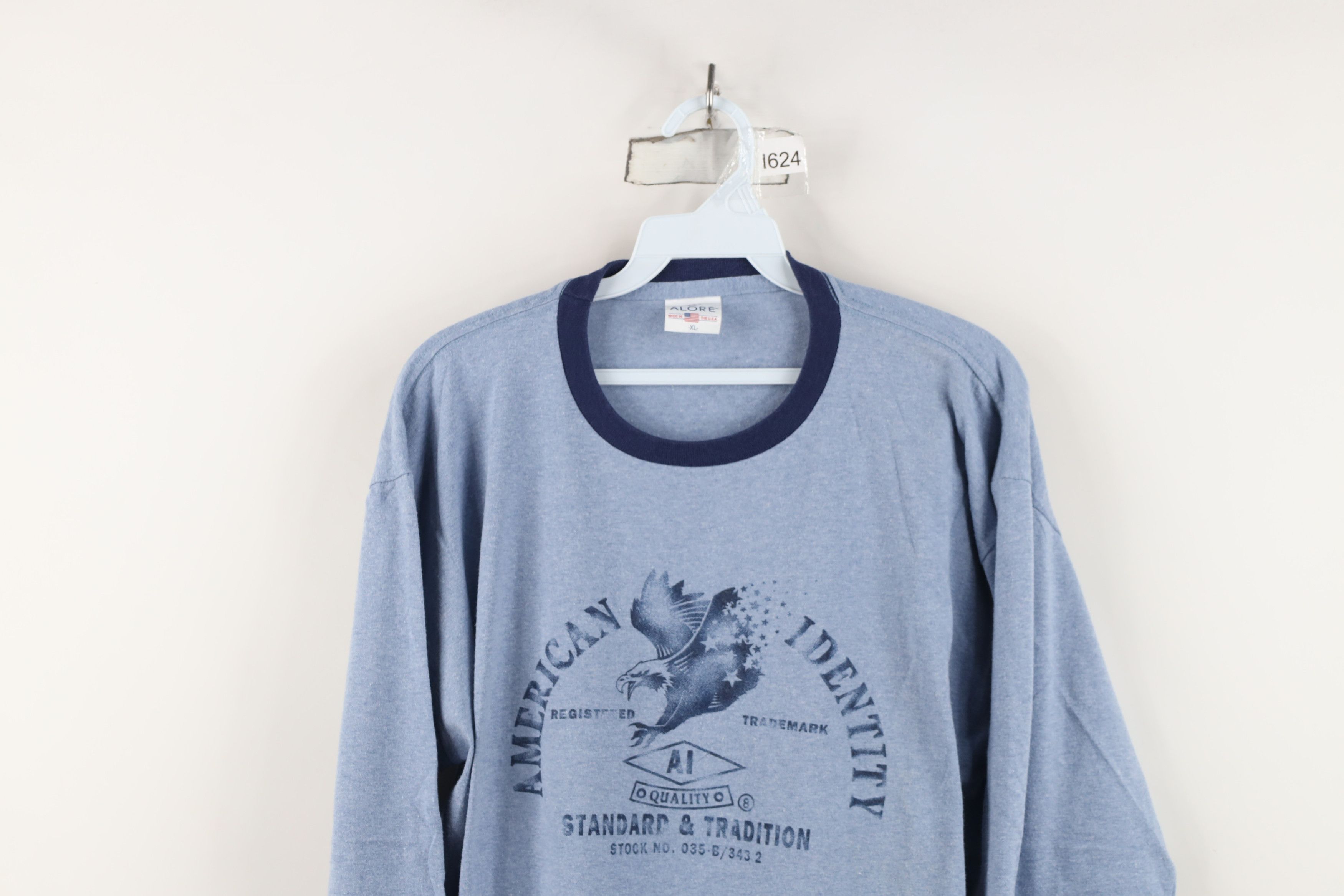 Vintage Vintage 90s Streetwear Eagle Long Sleeve T-Shirt USA Size US XL / EU 56 / 4 - 2 Thumbnail