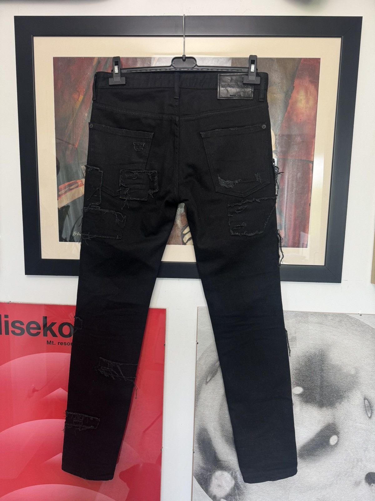 Dsquared2 Dsquared2 Cool Guy Black Distressed Denim Jeans Pants Italy Size US 32 / EU 48 - 2 Thumbnail