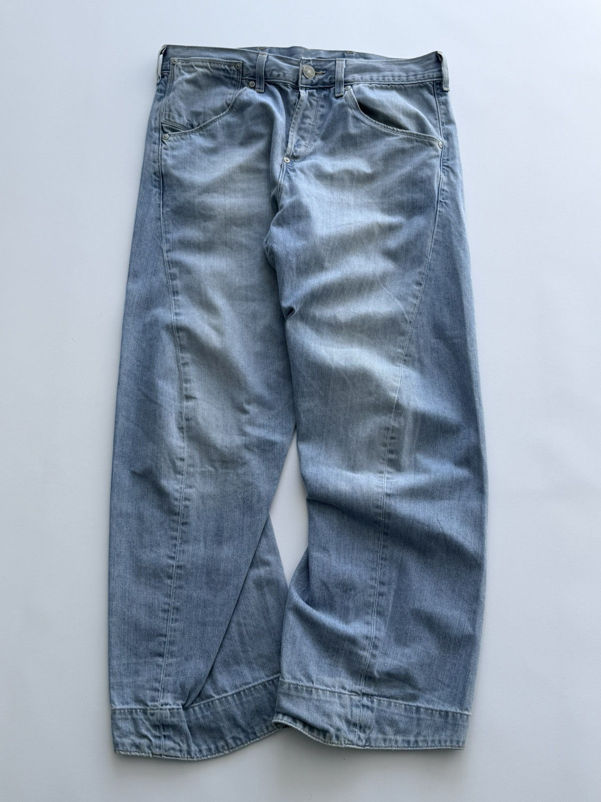 Levi's Levis Engineered Buckle Back Washed Twisted Jeans Size US 32 / EU 48 - 4 Thumbnail