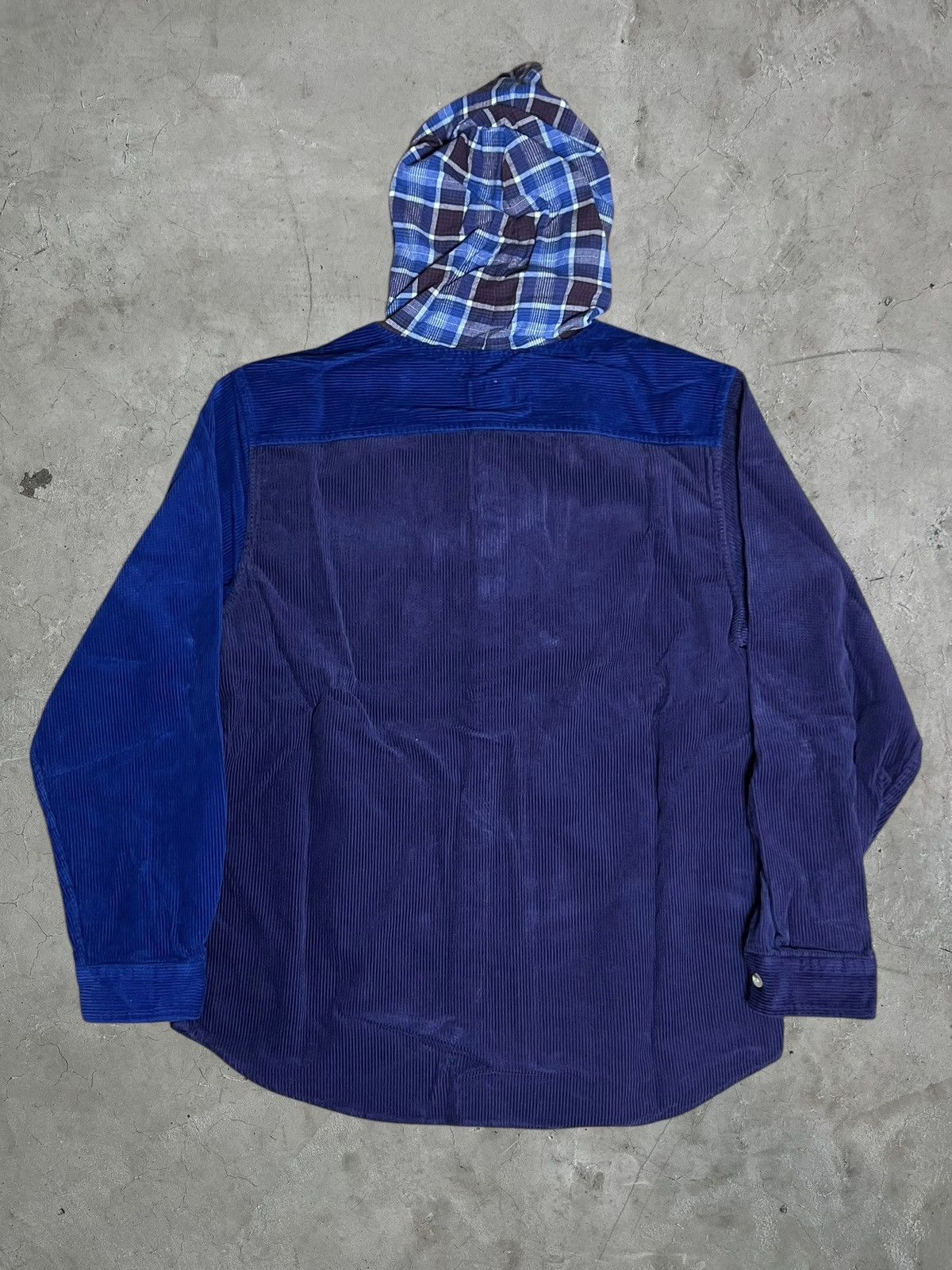 Supreme SS/17 Supreme Hooded Color Block Corduroy Shirt Size US XL / EU 56 / 4 - 2 Thumbnail